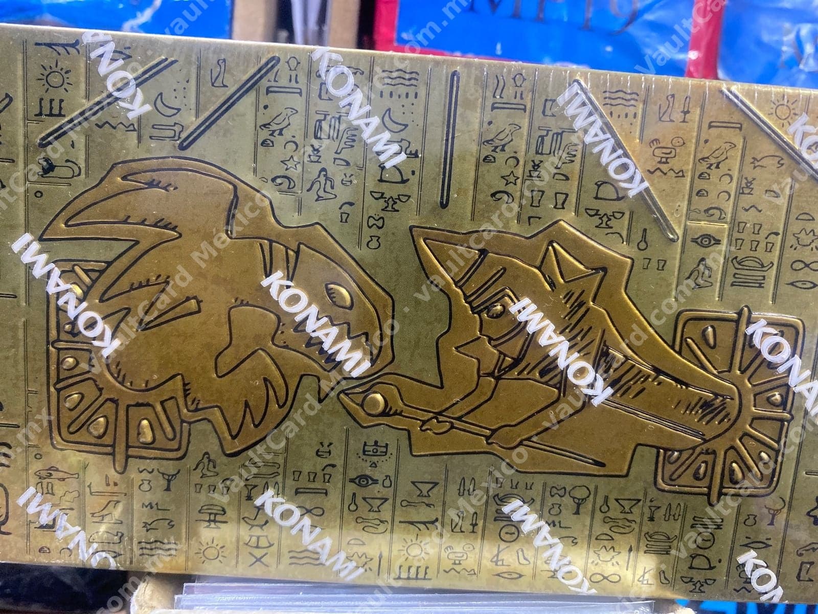 Producto Sellado Yu-Gi-Oh! Caja Metálica Dorada Konami (Blue-Eyes)
