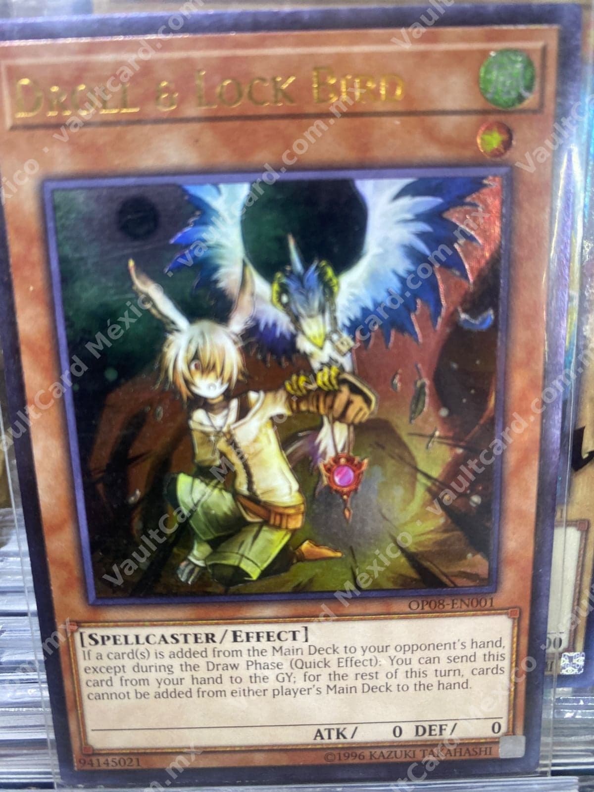 Droll & Lock Bird OP08-EN001 Ultimate Rare Inglés - Yu-Gi-Oh!