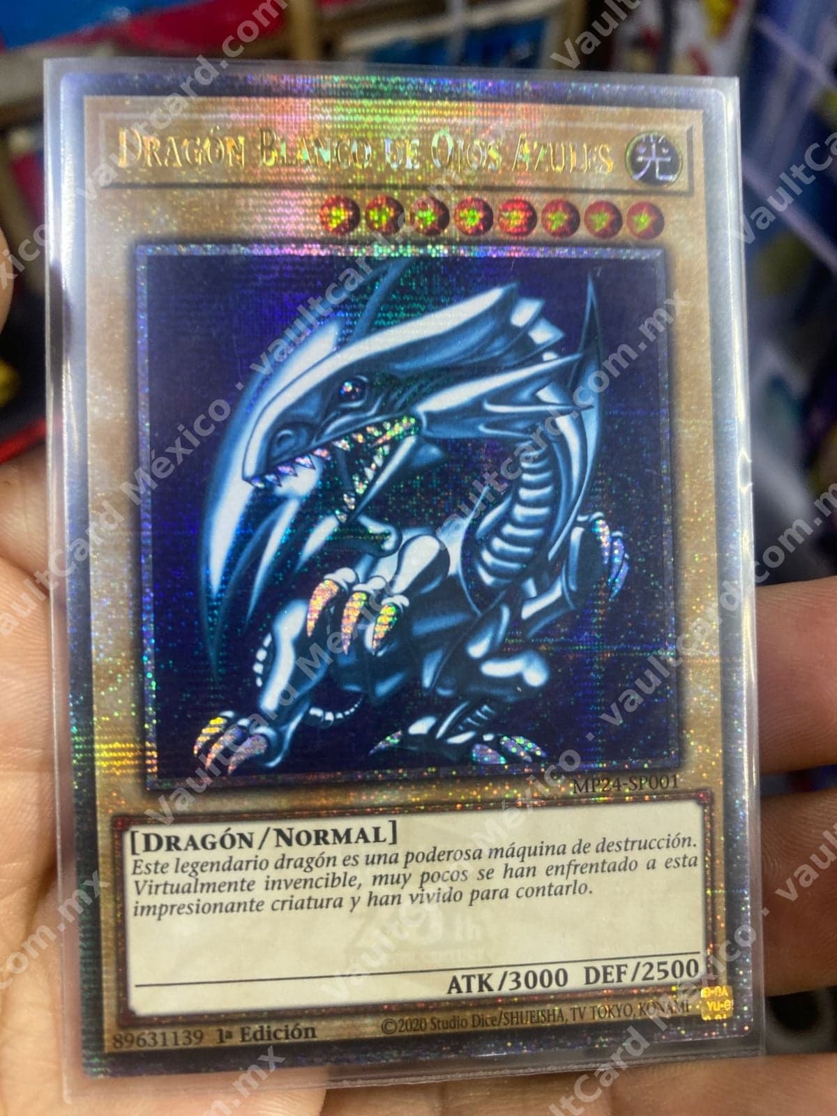 Dragón Blanco de Ojos Azules MP24-SP001 Quarter Century Secret Rare Español 1ª Edición
