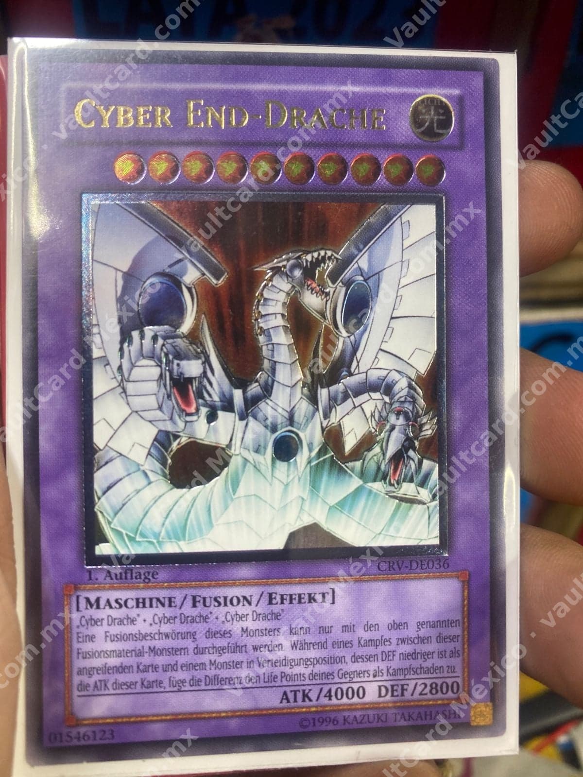 Cyber End-Drache CRV-DE036 Ultimate Rare 1ª Edición (Alemán)