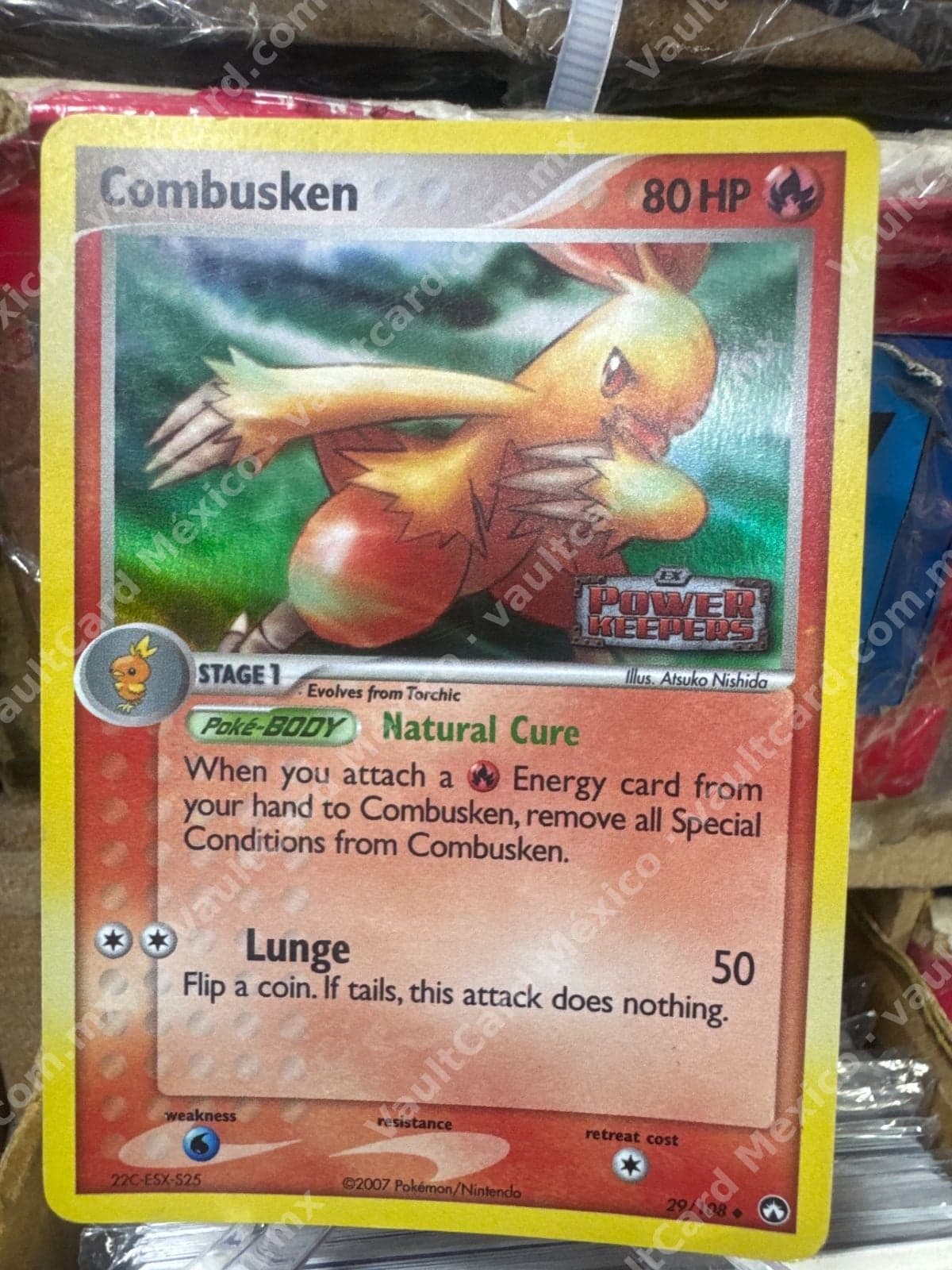 Combusken 29/108 - EX Power Keepers Inglés