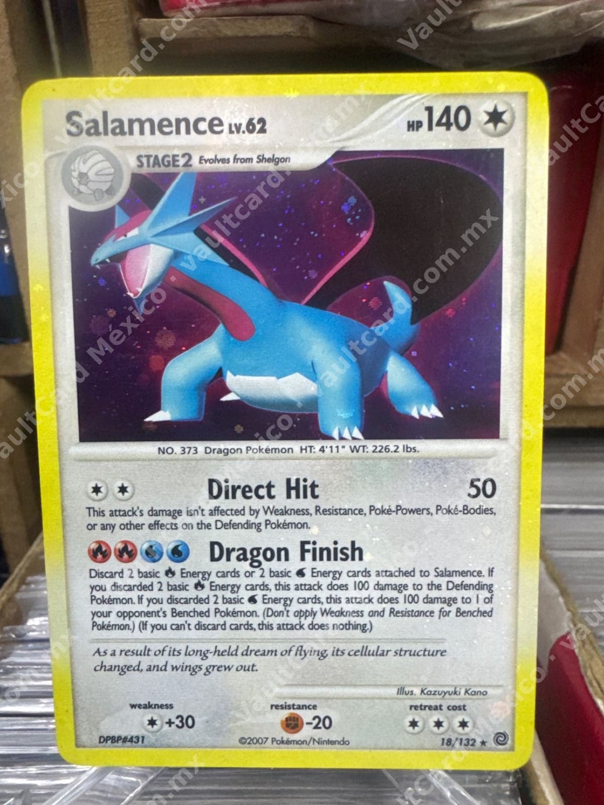 Salamence 18/132 - Legends Awakened Holo Inglés