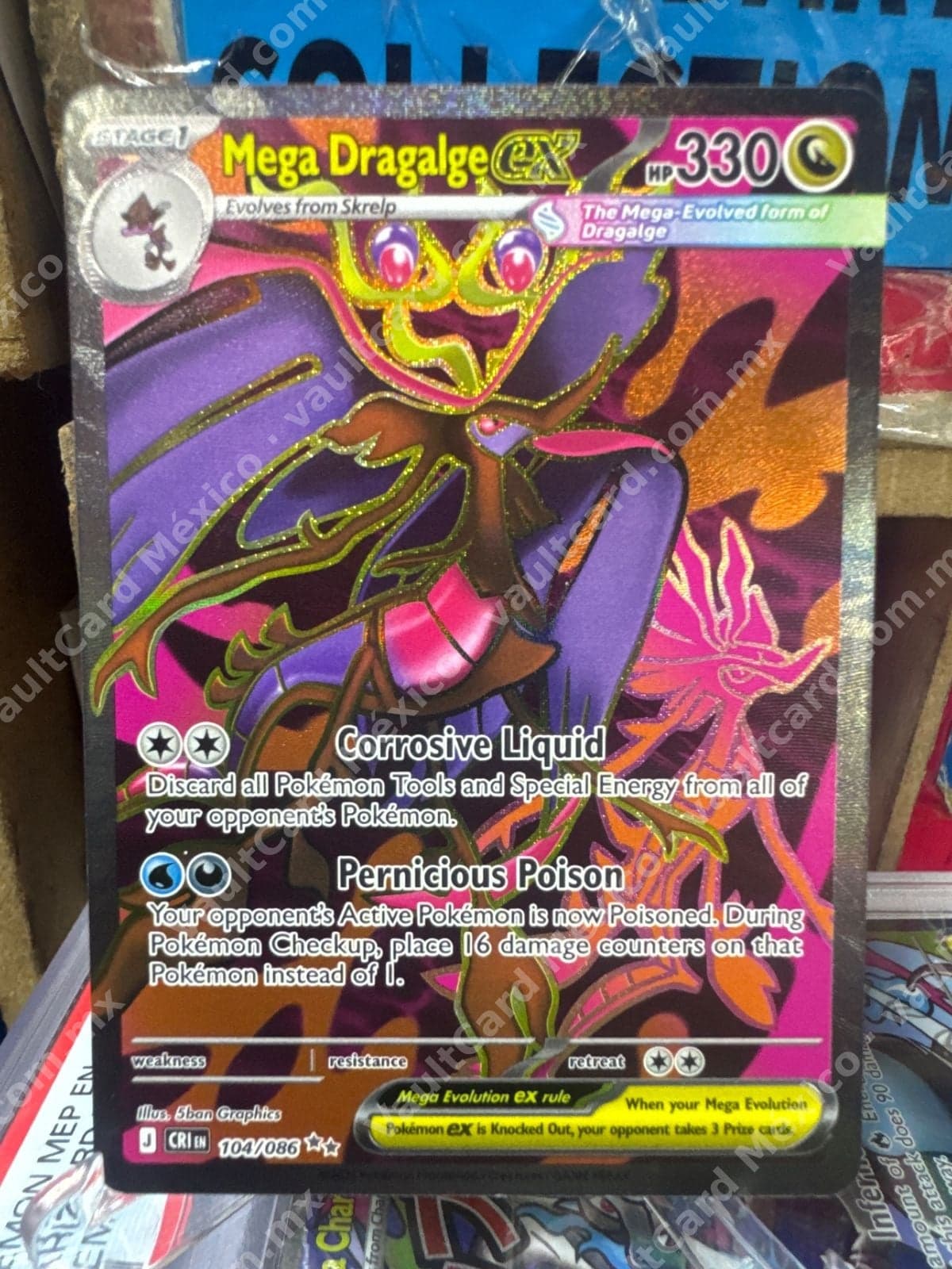Mega Dragalge ex 104/086 - (CRI) Inglés - Special Illustration Rare