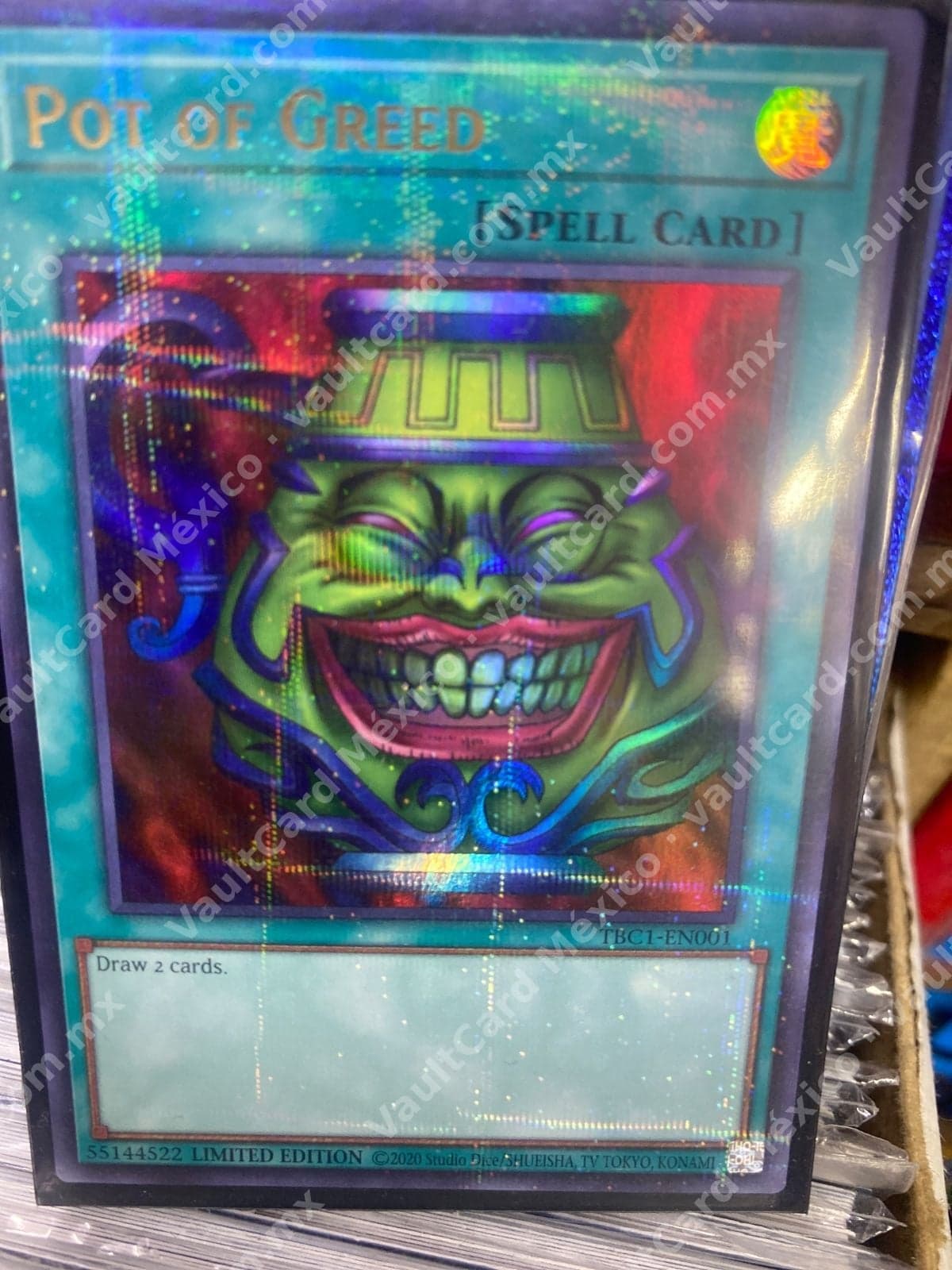 Pot of Greed TBC1-EN001 Secret Rare Inglés Limited Edition