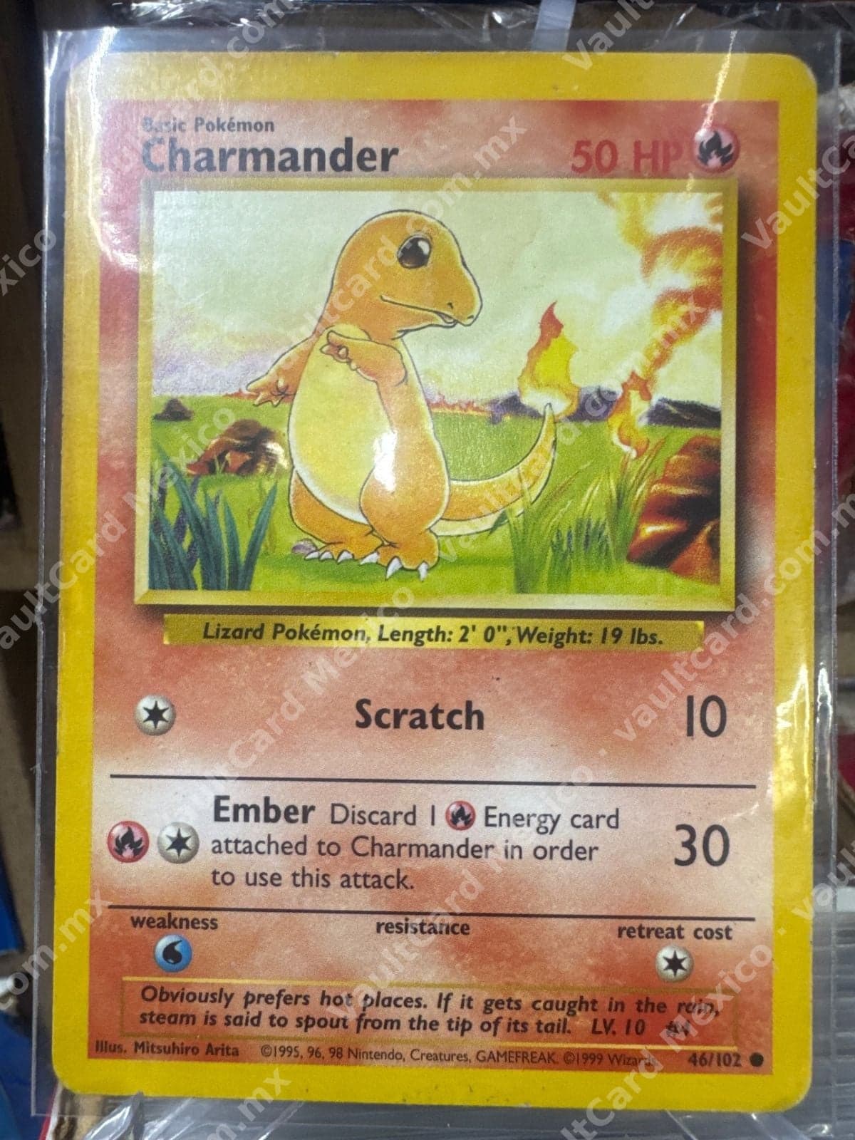 Charmander 46/102 - Base Set Inglés