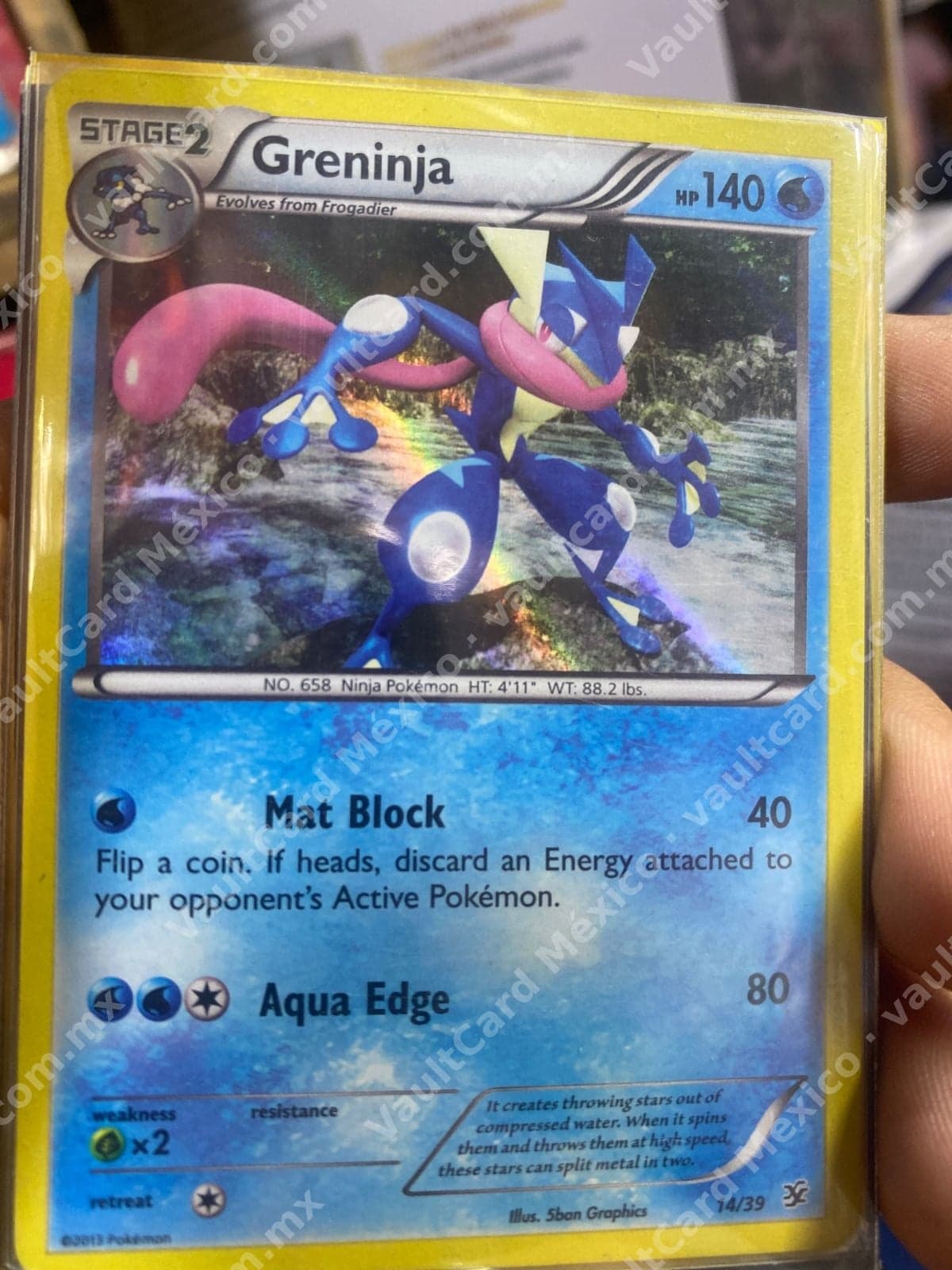 Greninja 14/39 - XY Kalos Starter Set Inglés Holo