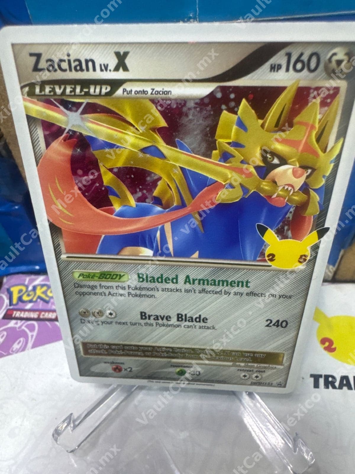Zacian LV.X SWSH133 Promo 25 Aniversario - Inglés
