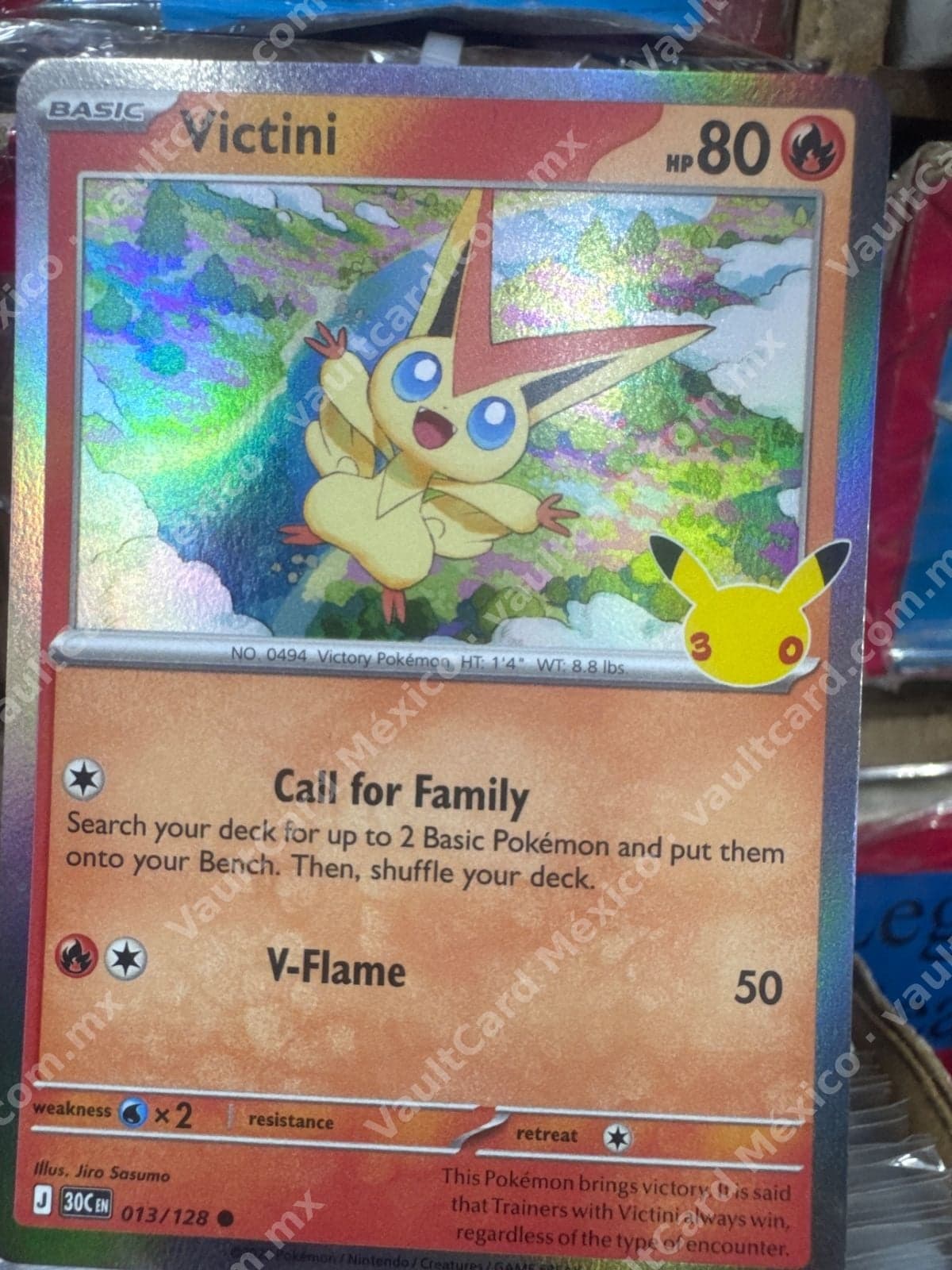 Victini 013/128 - Celebraciones 25 Aniversario (30C) Inglés