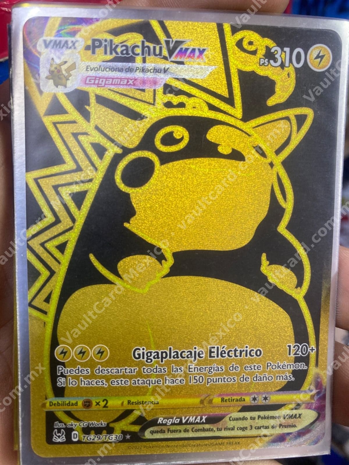Pikachu VMAX Dorada TG29/TG30 - Origen Perdido (LOR) Español