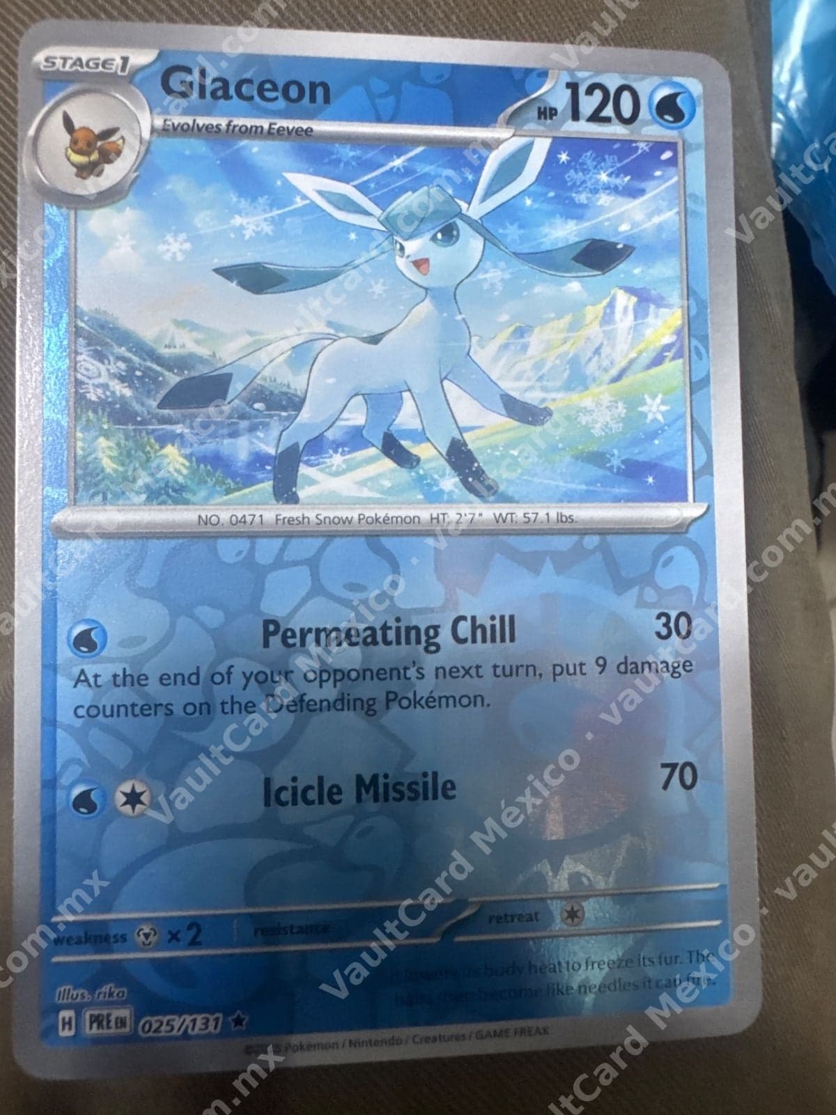 Glaceon 025/131 - (PRE) Inglés