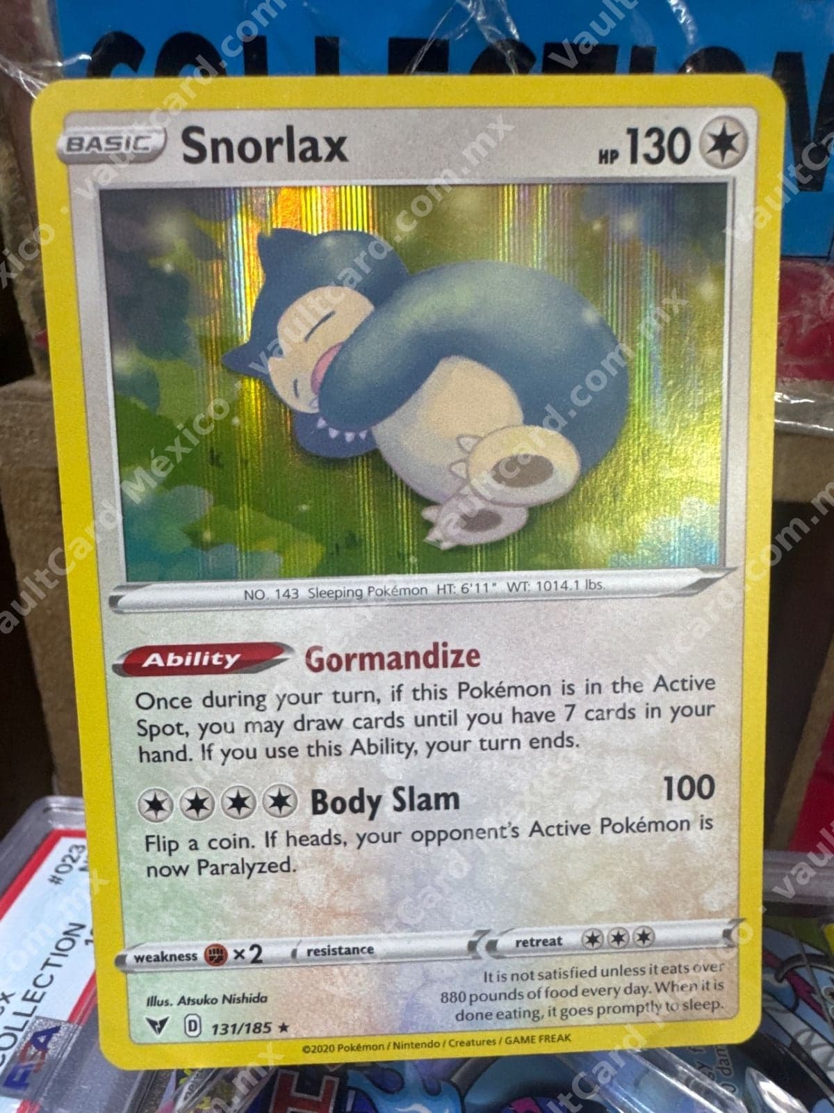 Snorlax 131/185 - Vivid Voltage (VIV) Holo Inglés