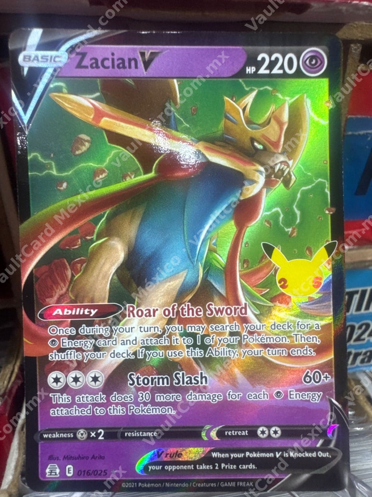 Zacian V 016/025 - Celebraciones 25 Aniversario Inglés