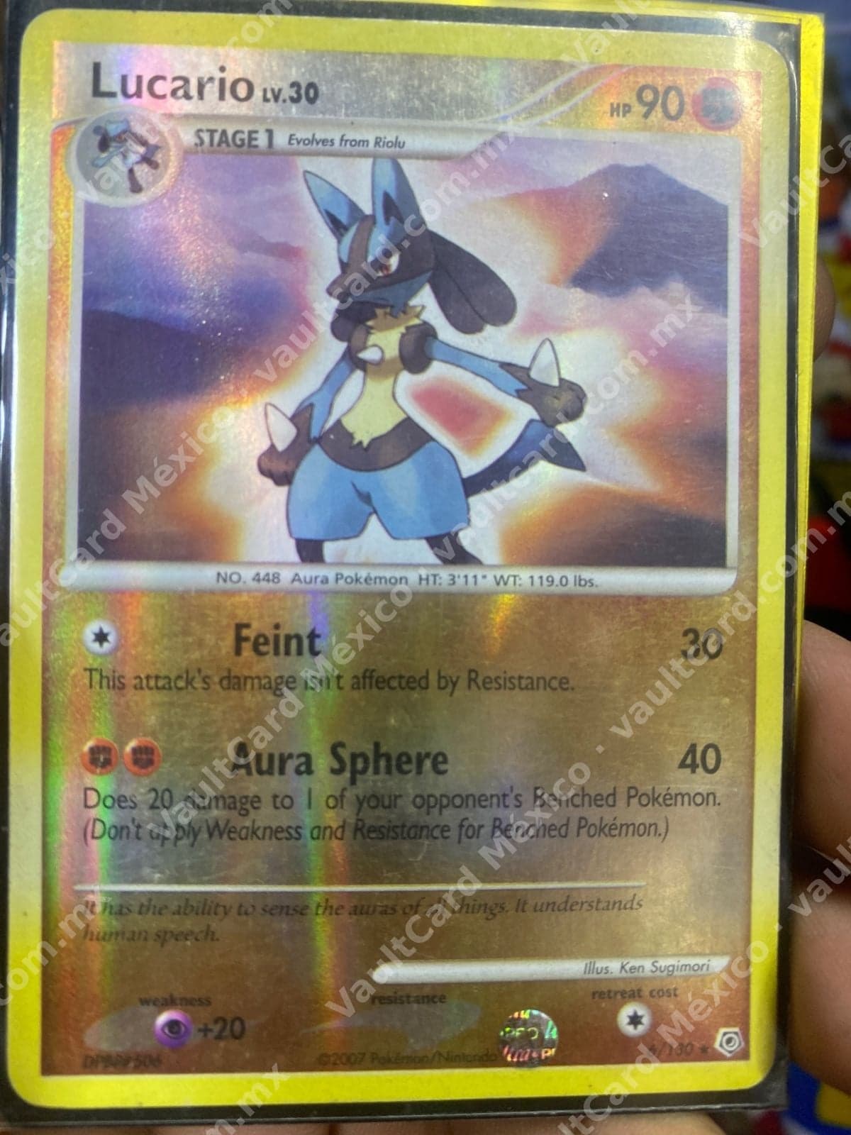 Lucario 6/130 - Diamond & Pearl Holo Inglés