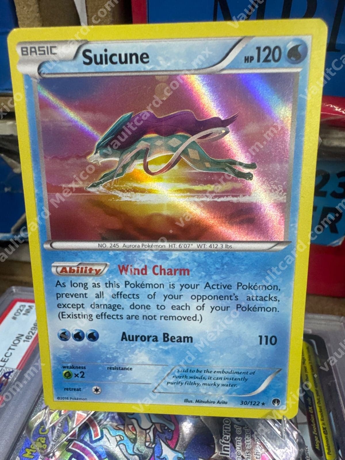 Suicune 30/122 - Holo Rare Inglés