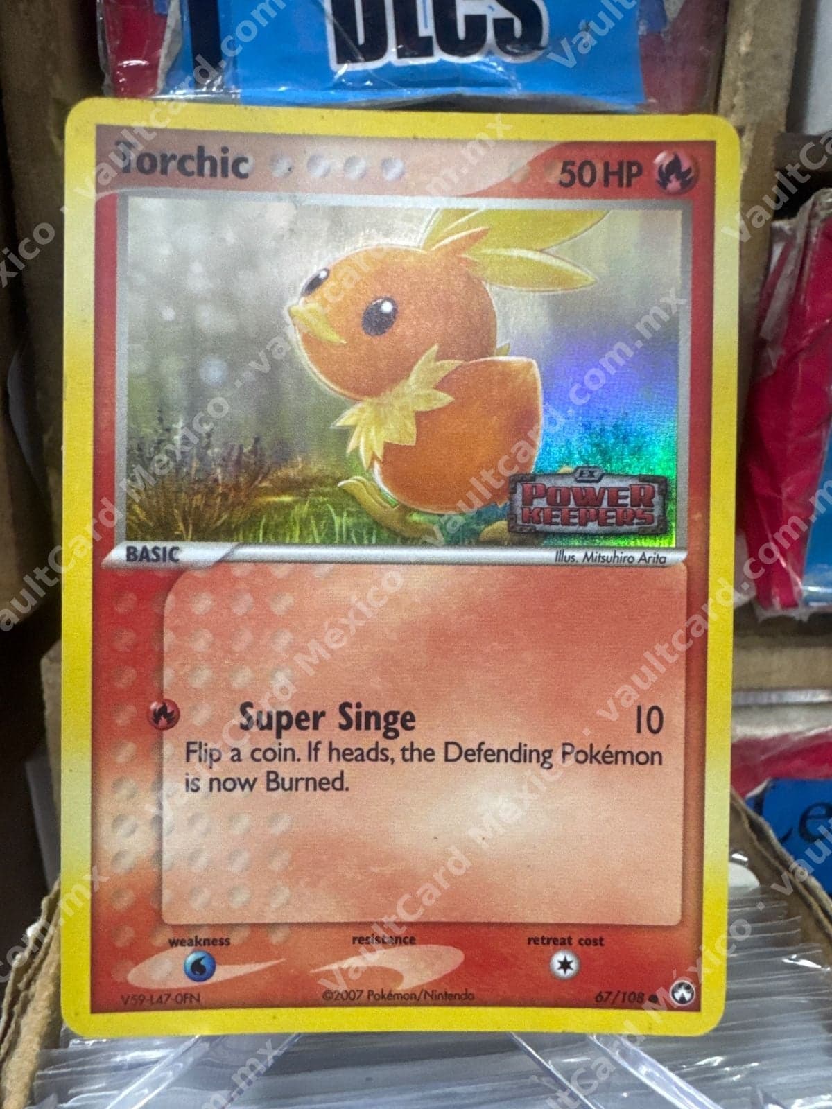 Torchic 67/108 - EX Power Keepers Inglés (Holo Sello Reverse)