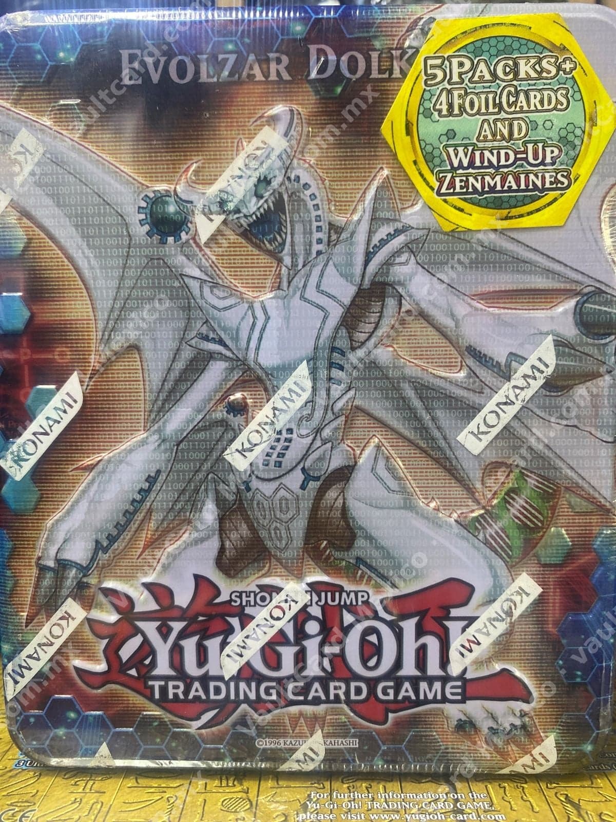 Yu-Gi-Oh! Tin Sellado Evolzar Dolkka 2012 Wave 2 - 5 Sobres + 4 Foil Cards (Inglés)