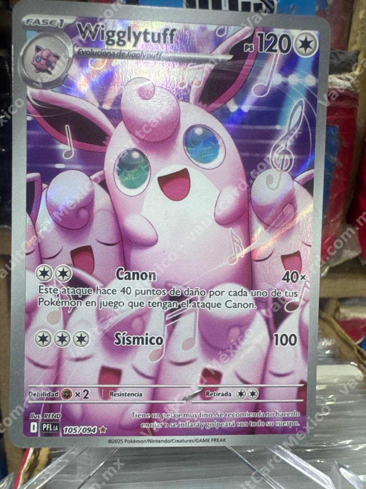 Wigglytuff 105/094 - (PFL) Español - Illustration Rare