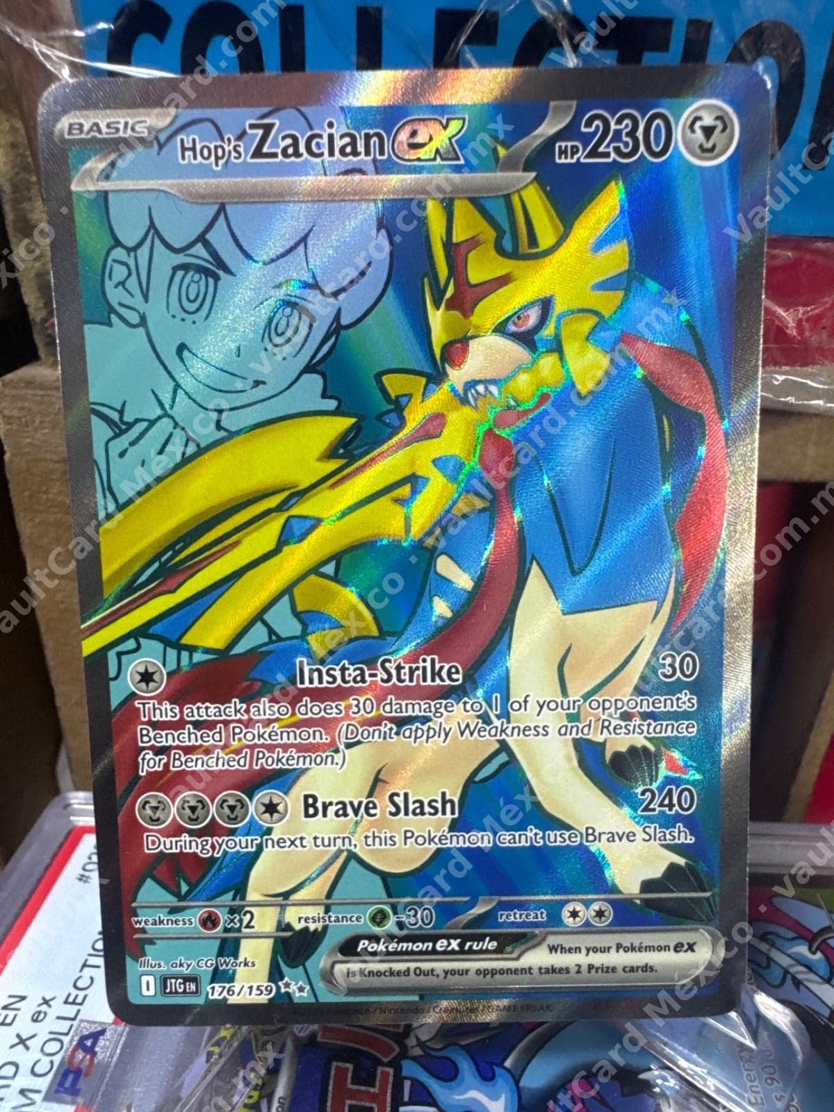 Hop's Zacian ex 176/159 - (JTG) Inglés - Special Illustration Rare