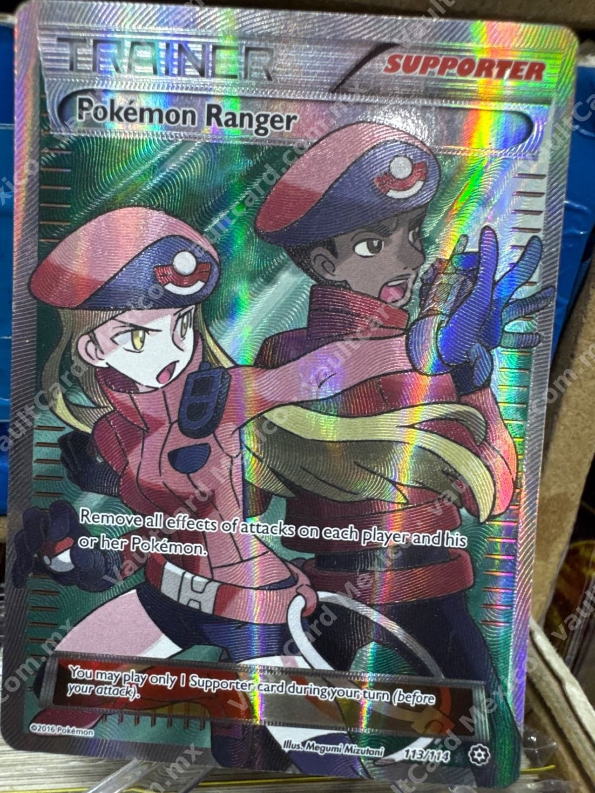 Pokémon Ranger 113/114 Full Art - Steam Siege Inglés