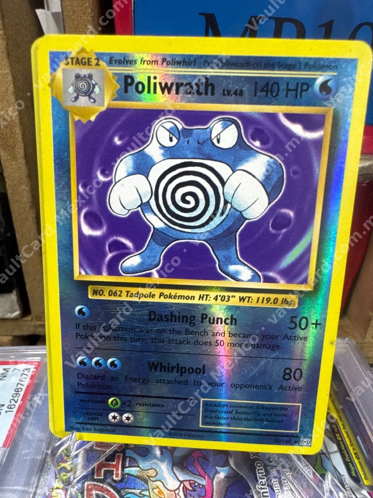 Poliwrath 25/108 Holo - Evolutions Inglés