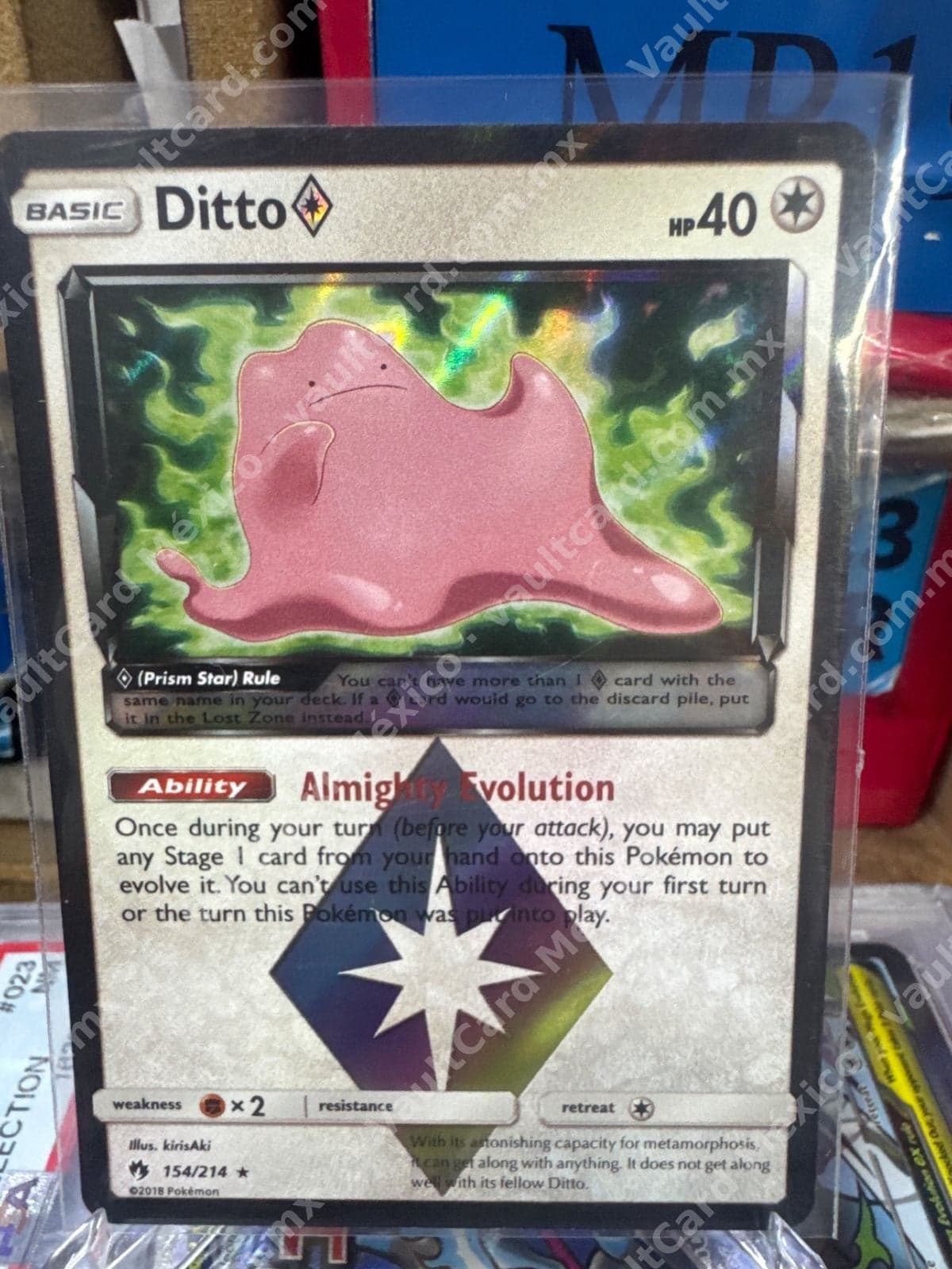 Ditto ◇ Prism Star 154/214 - Lost Thunder (LOT) Inglés