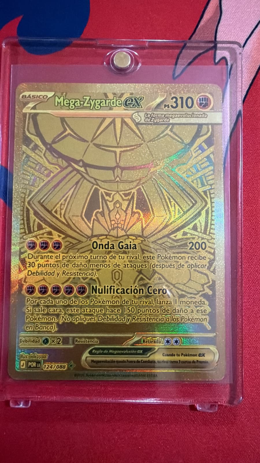 Mega-Zygarde ex 124/088 Oro (POR LA) Español — foto 1