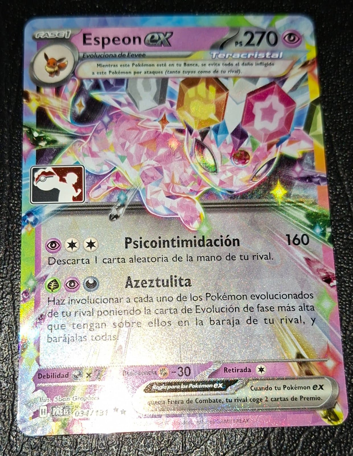 Espeon ex 034/131 - Prismatic Evolutions (PRE) Español
