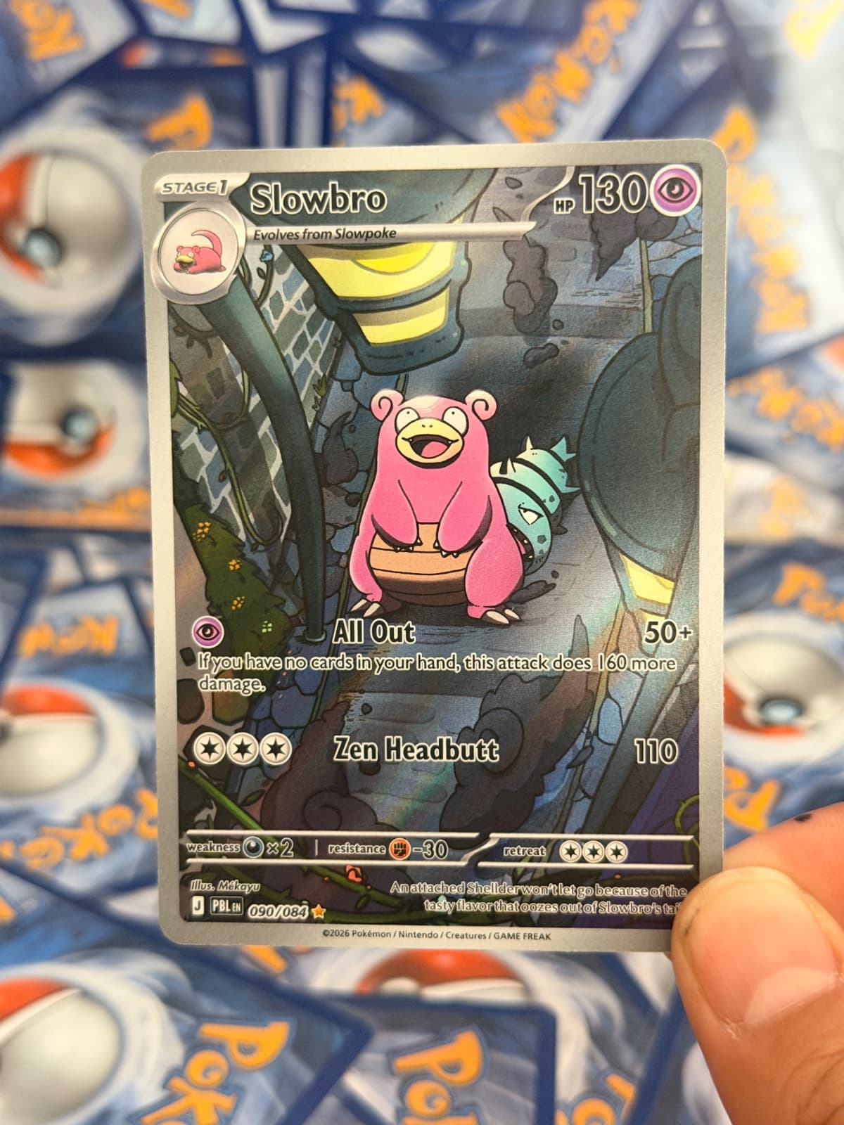 Slowbro 090/084 - (PBL) Inglés - Illustration Rare