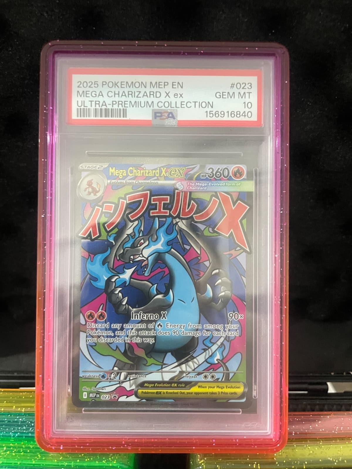 Mega Charizard X ex 023 - MEP Ultra-Premium Collection Inglés PSA 10 GEM MT — foto 1