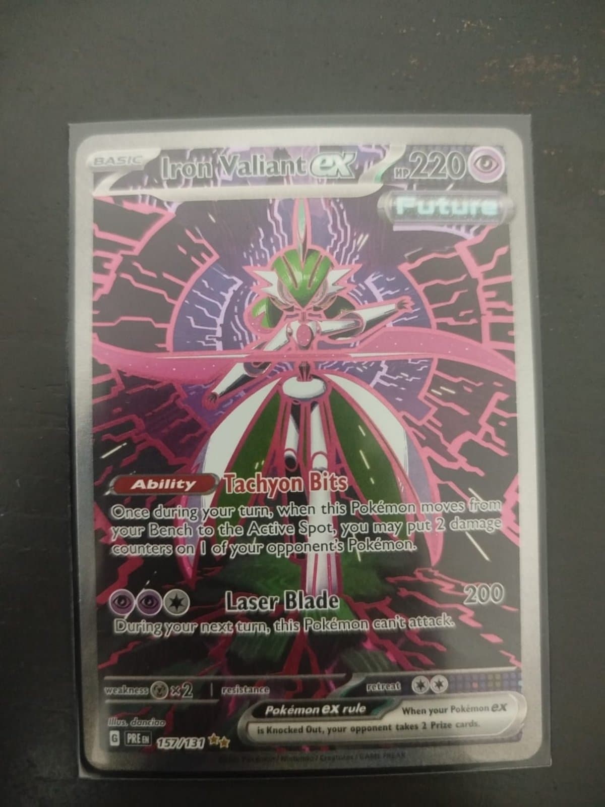Iron Valiant ex 157/131 - (PRE) Inglés Full Art — foto 1