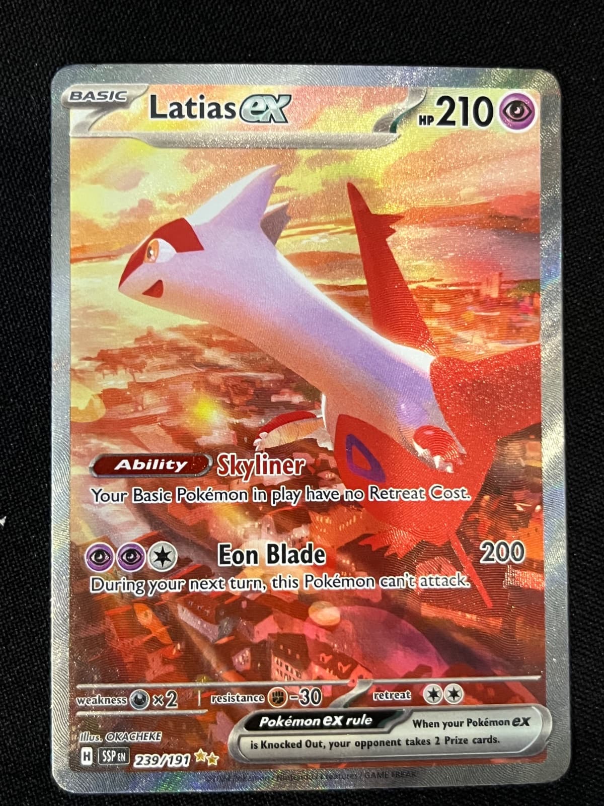 Latias ex 239/191 - Surging Sparks (SSP) Inglés - Special Illustration Rare