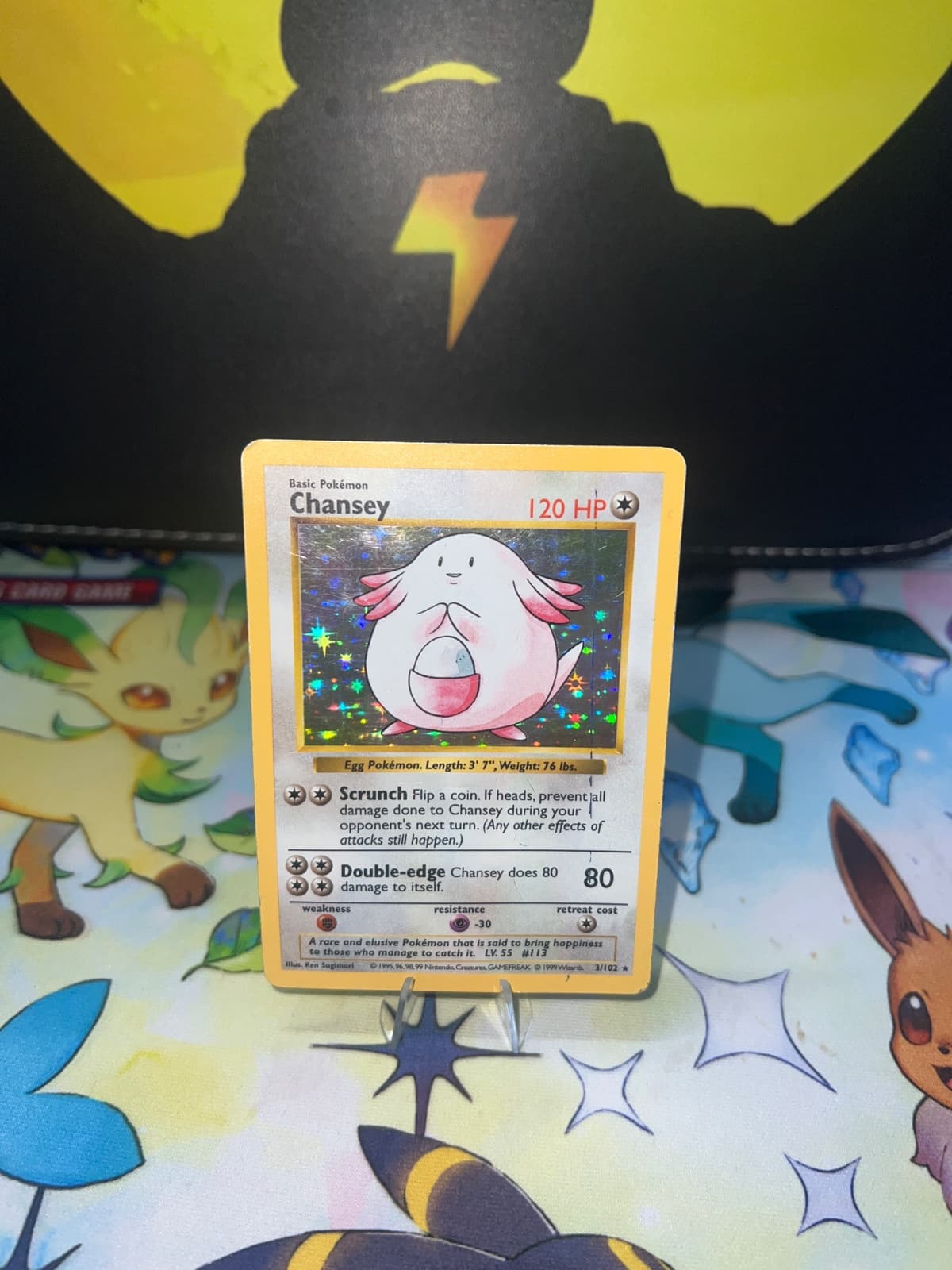Chansey 3/102 Holo - Base Set shadowless Inglés