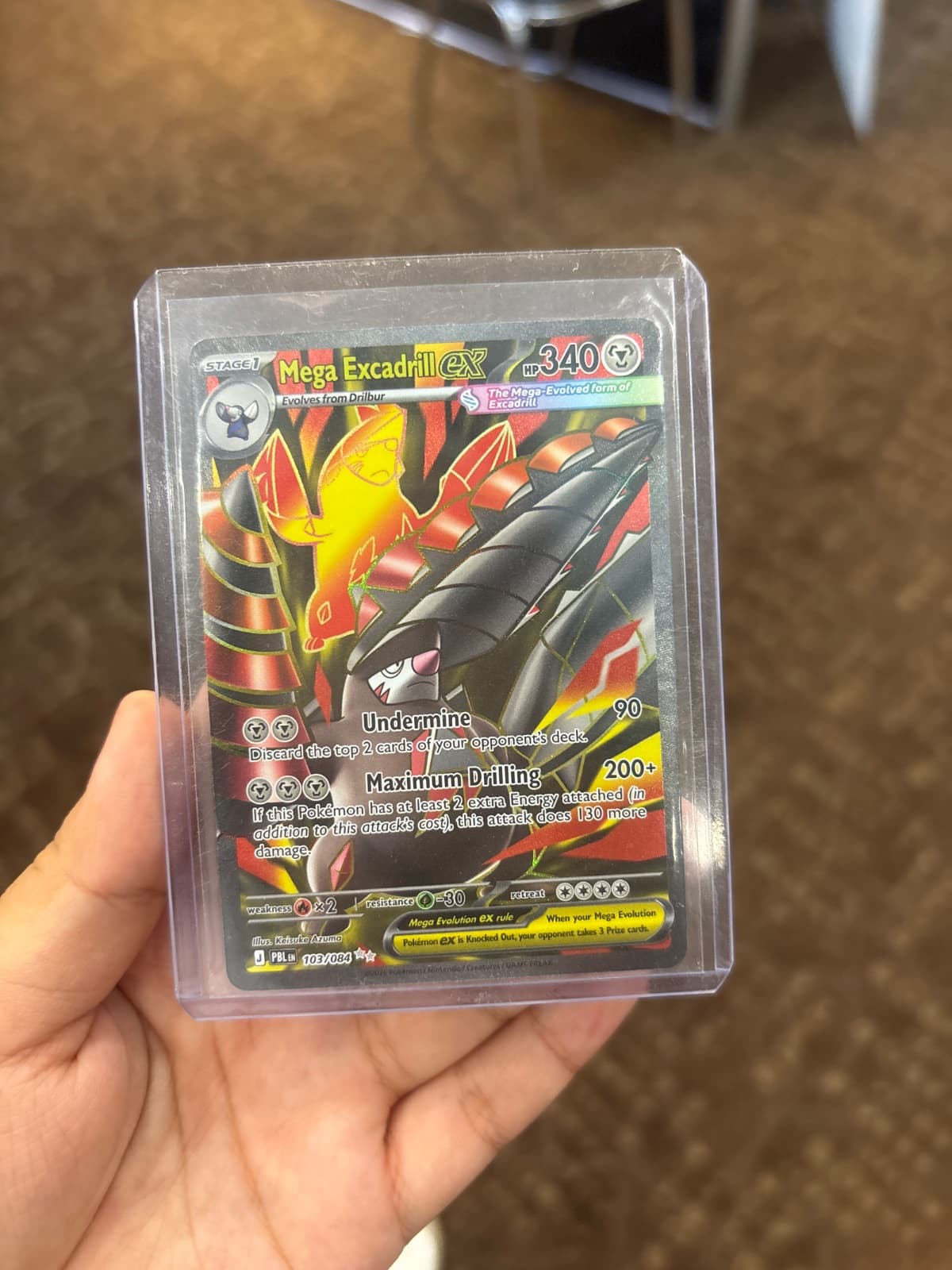 Mega Excadrill ex 103/084 - (PBL) Inglés Full Art