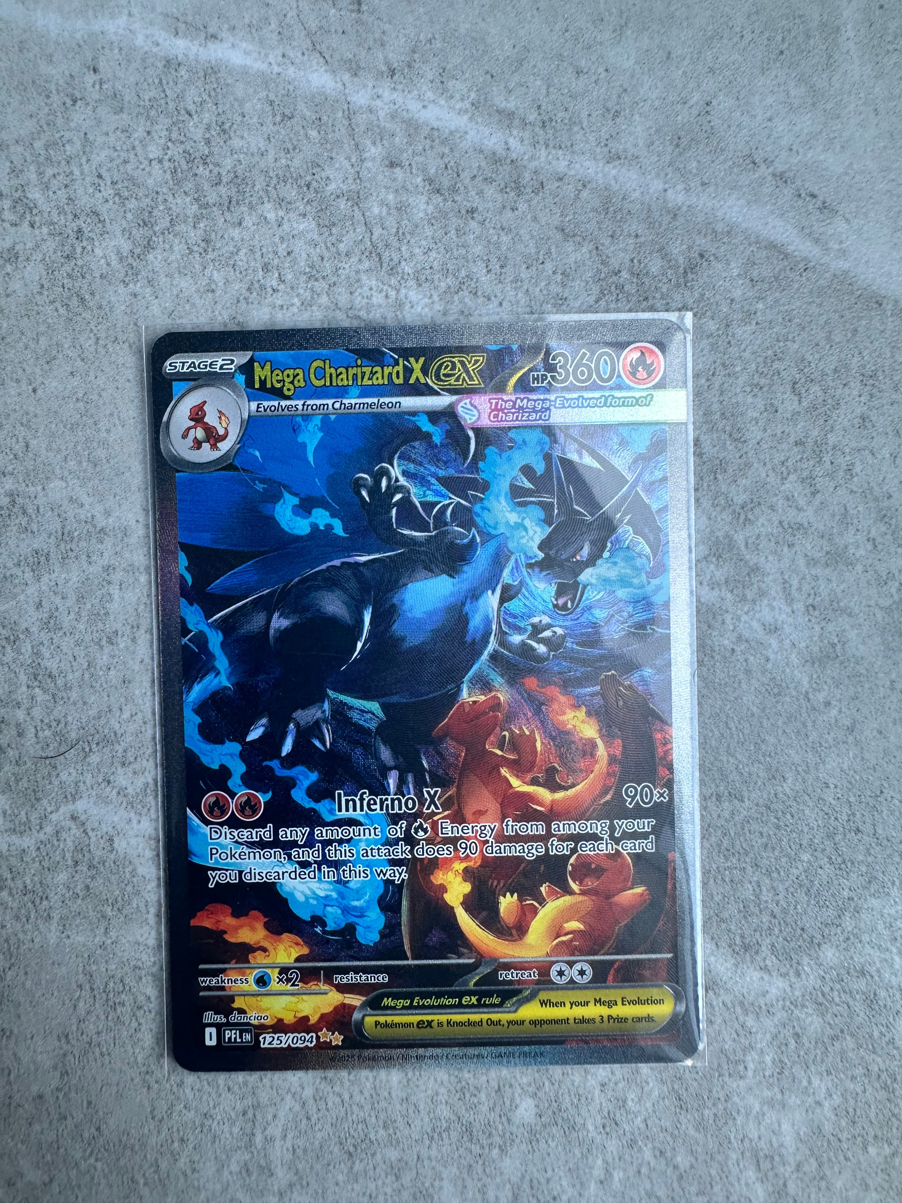 Mega Charizard X ex 125/094 - Full Art Inglés