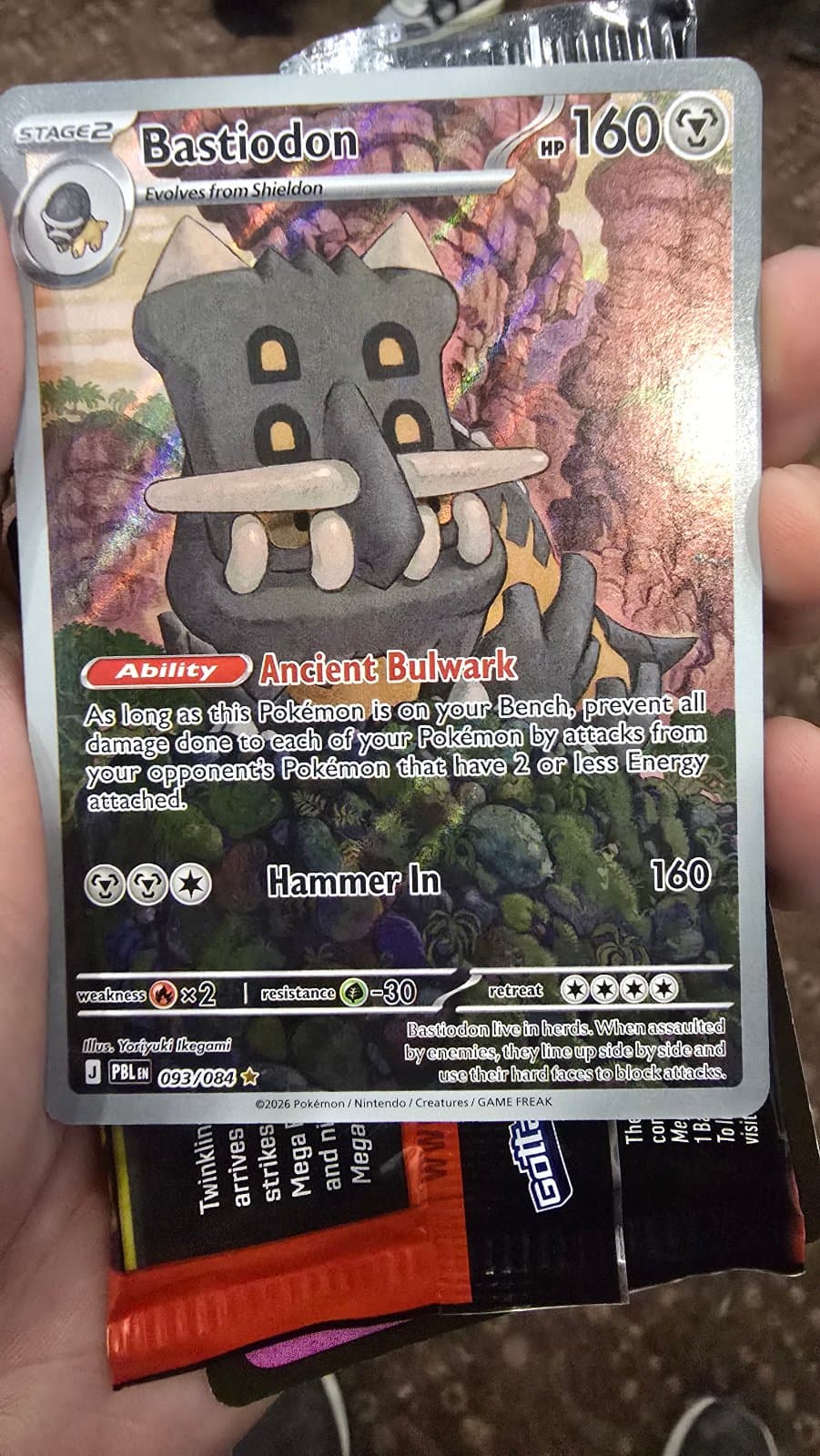 Bastiodon 093/084 - (PBL) Inglés Holo