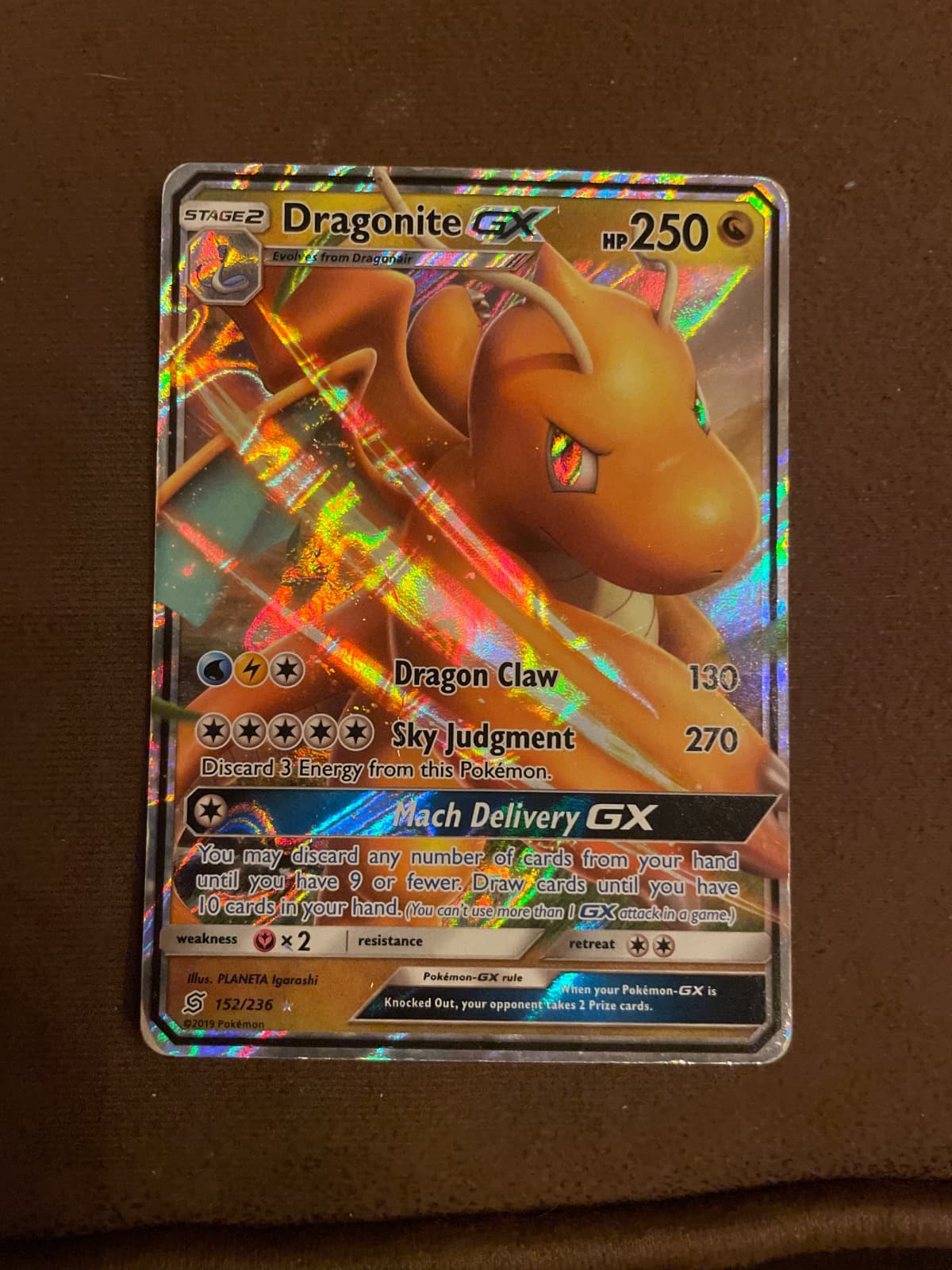 Dragonite GX 152/236 - Unified Minds (UNM) Inglés