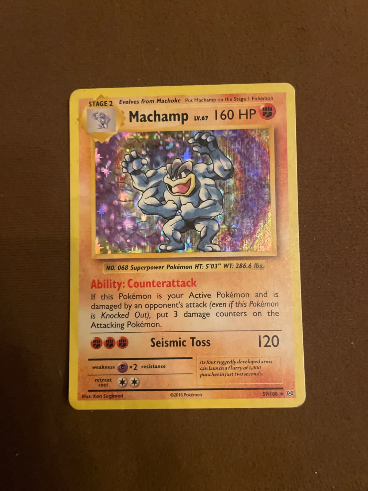 Machamp 59/108 Holo - Evolutions (EVO) Inglés