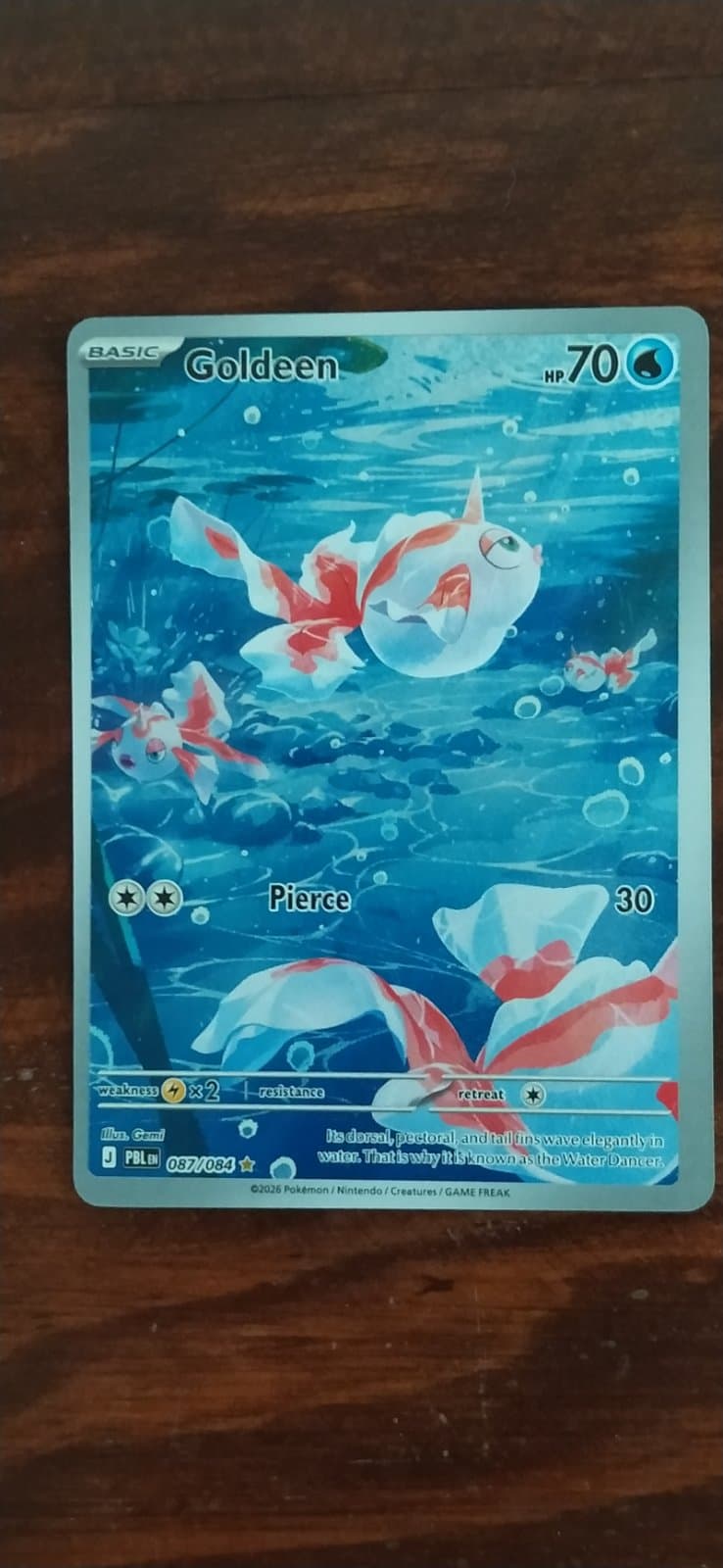 Goldeen 087/084 - (PBL) Inglés - Illustration Rare