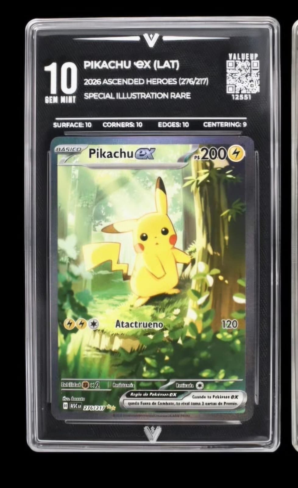 Pikachu ex 276/217 (ASC) Español - ValueUp 10 Gem Mint Special Illustration Rare — foto 1