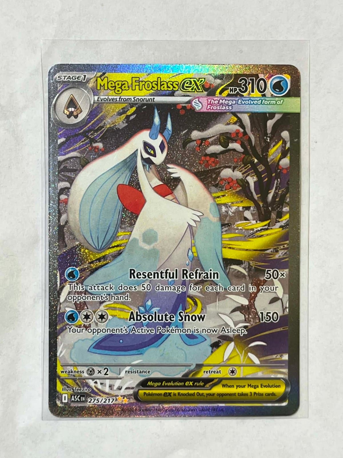 Mega Froslass ex 275/217 - (ASC) Inglés Special Illustration Rare — foto 1