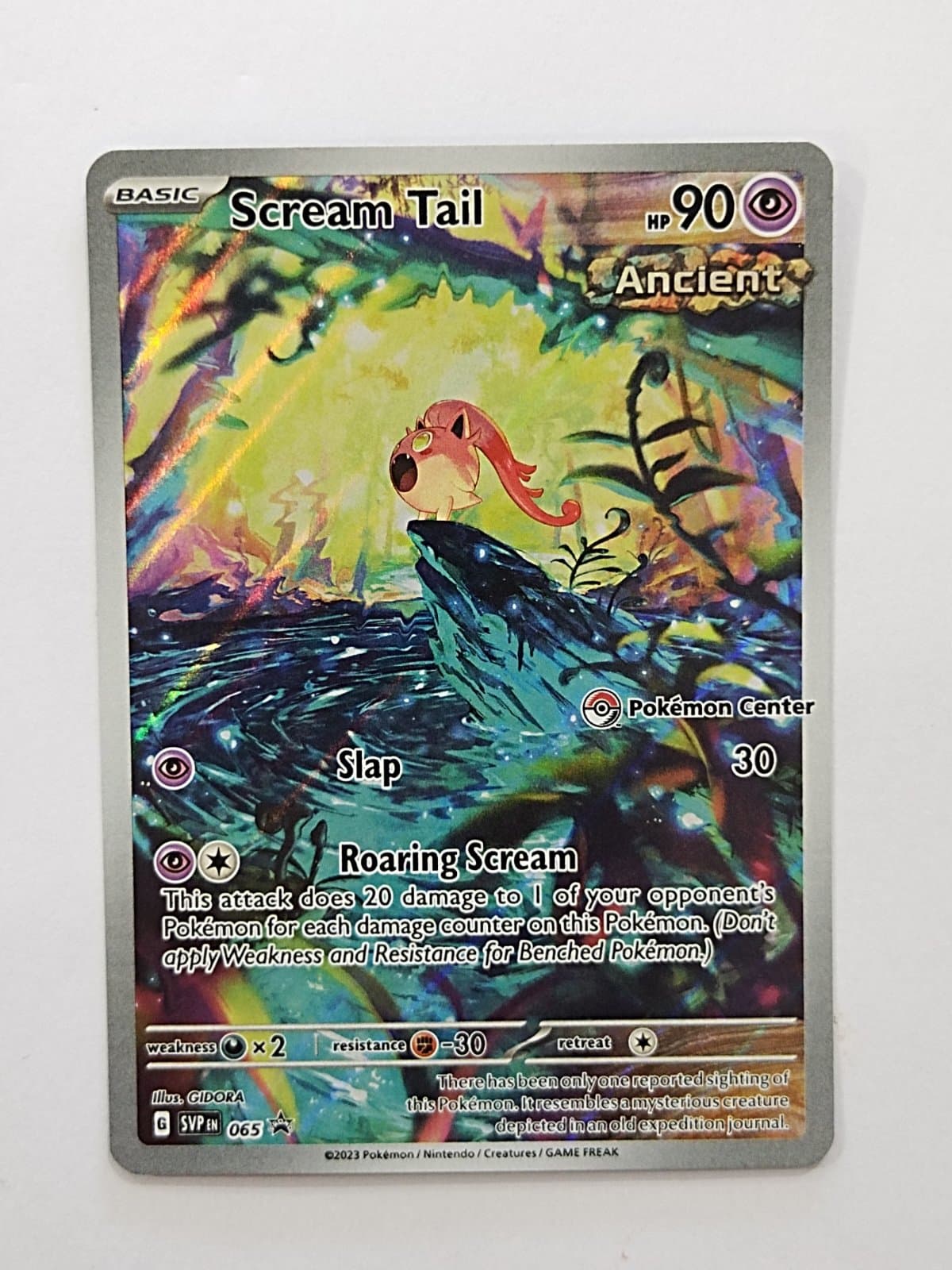 Scream Tail 065 - Promo SVP Inglés (Pokémon Center) Holo
