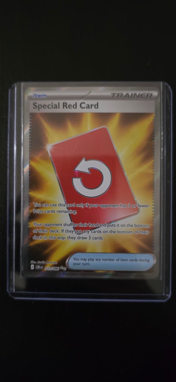 Special Red Card 113/086 - (CRI) Inglés