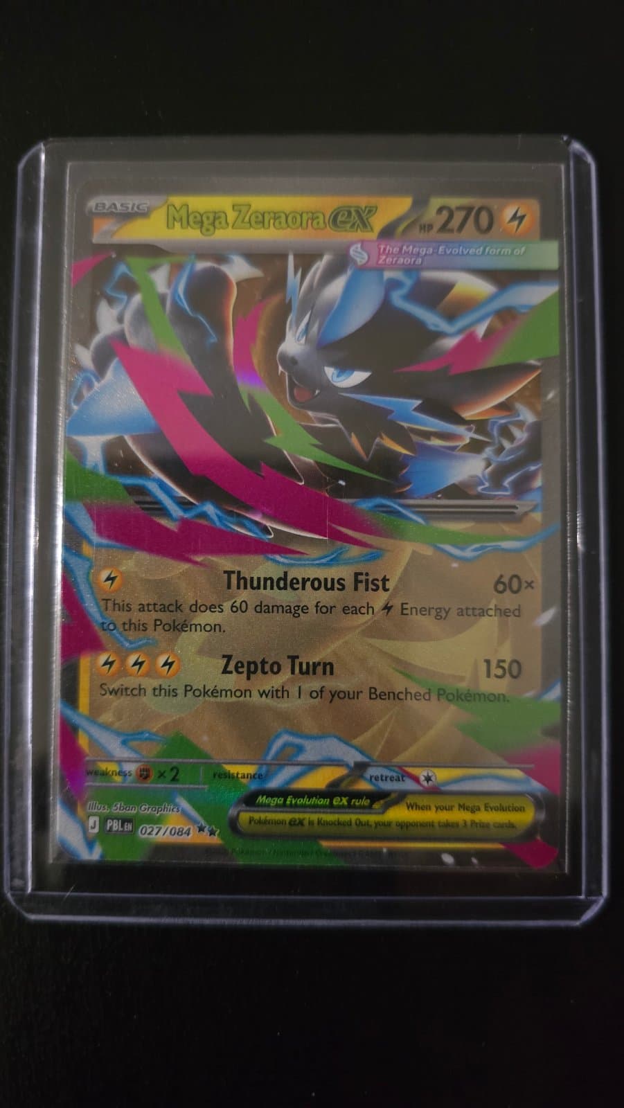 Mega Zeraora ex 027/084 - (PBL) Inglés
