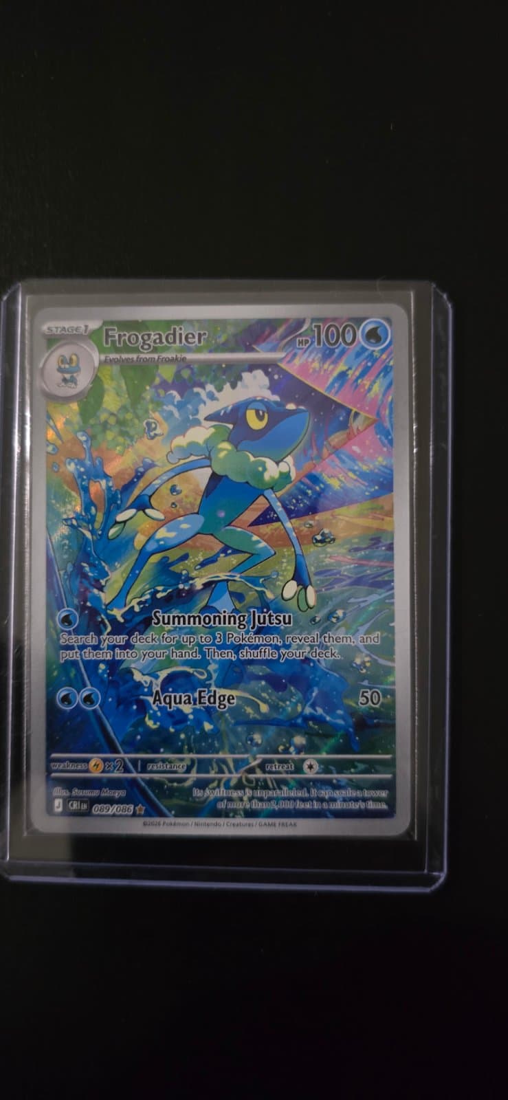 Frogadier 089/086 - CRZ Inglés (Character Rare)
