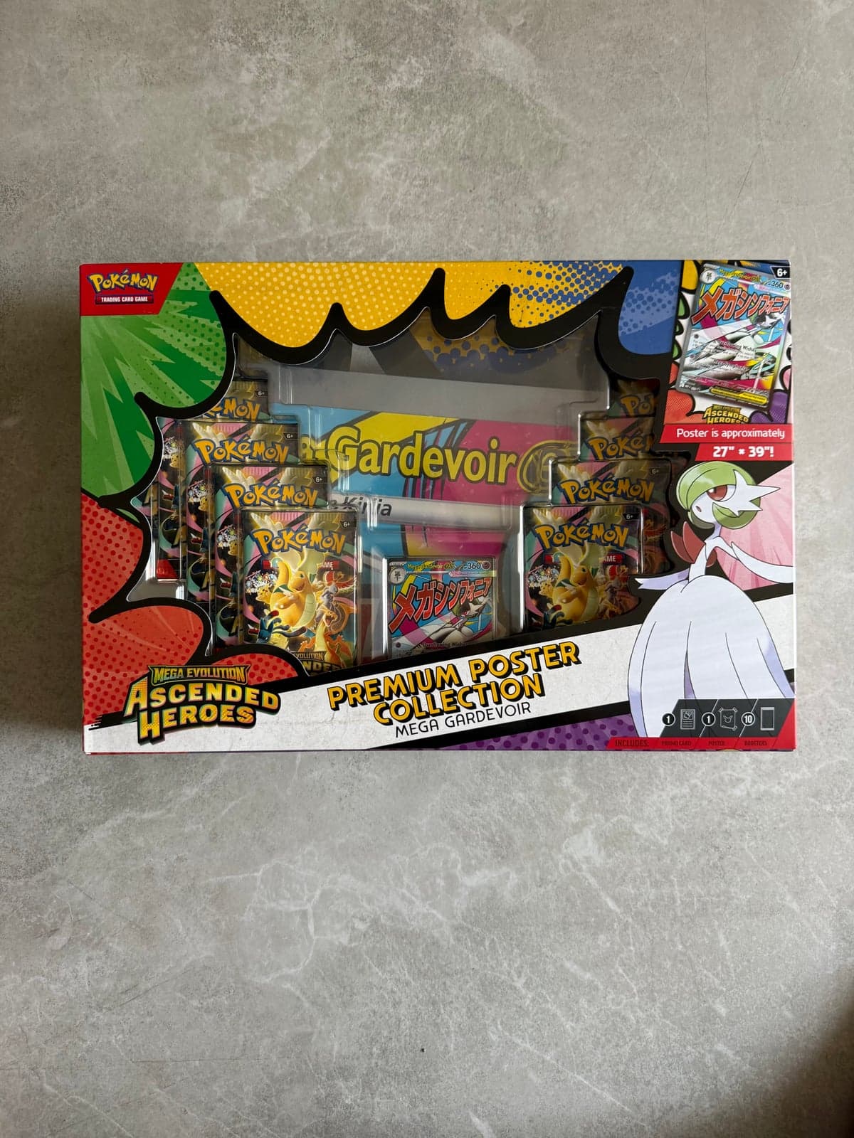 Premium Poster Collection Mega Gardevoir - Mega Evolution Ascended Heroes (ASC) Inglés Sellado