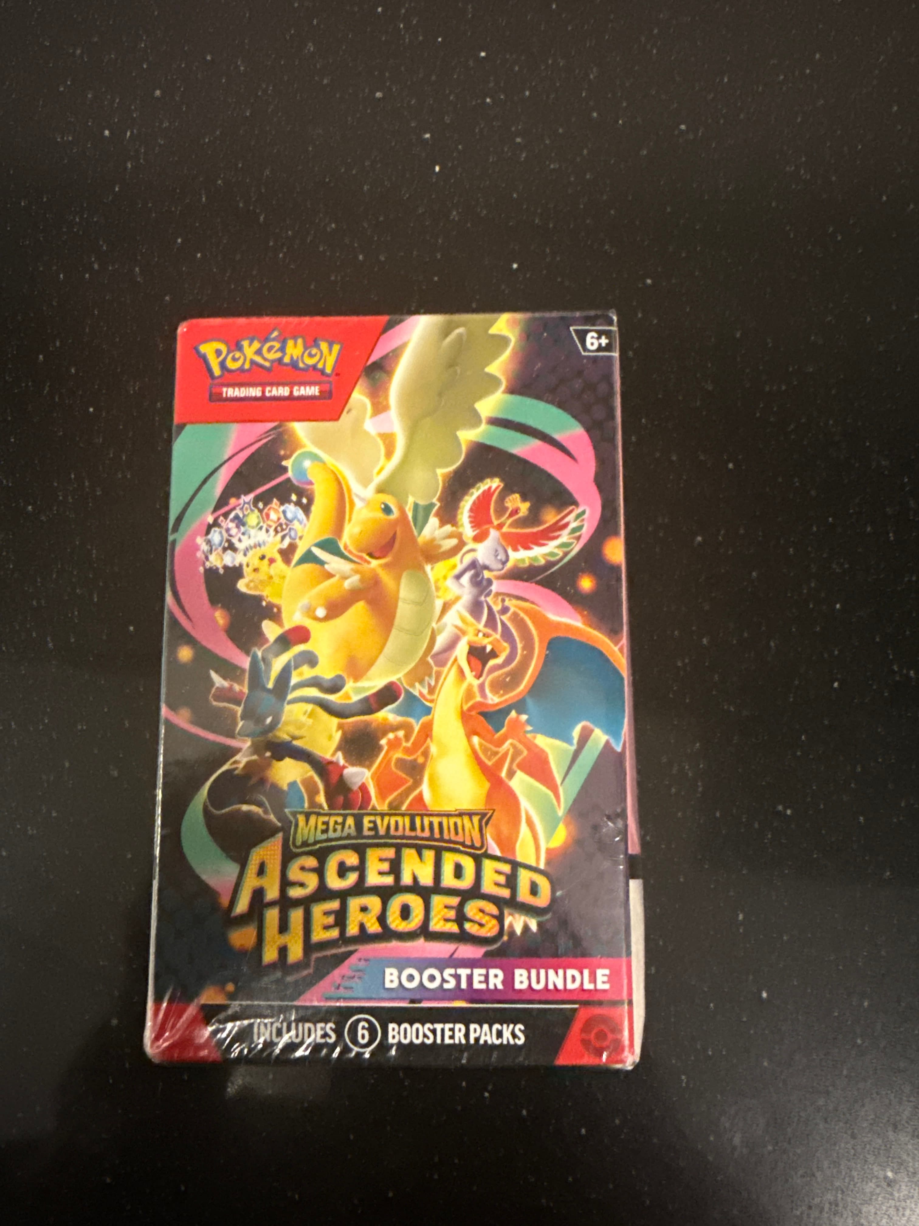 Pokémon TCG Mega Evolution Ascended Heroes Booster Bundle - 6 Sobres Sellado Inglés