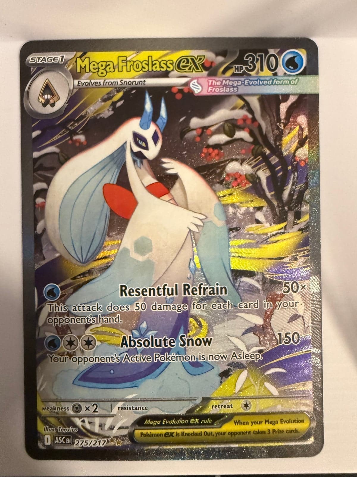Mega Froslass ex 275/217 - (ASC) Inglés Full Art