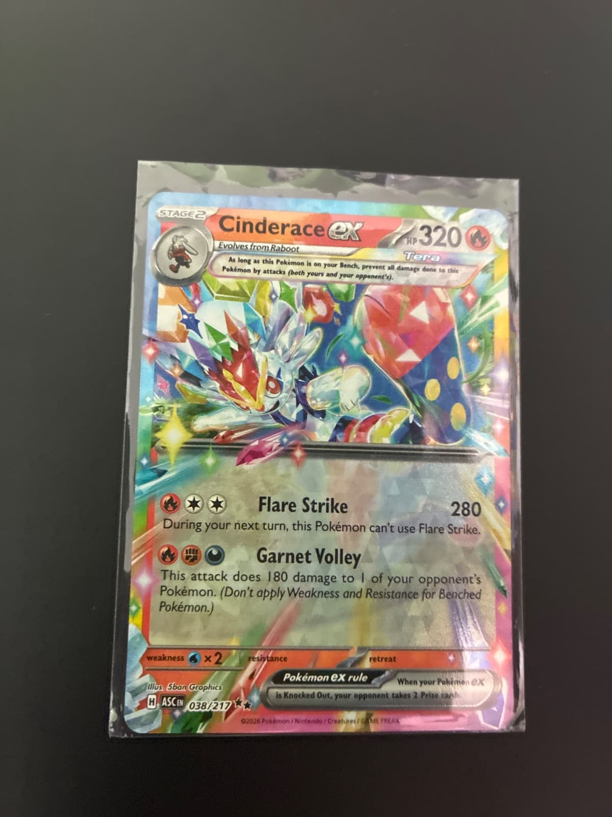 Cinderace ex 038/217 - (ASC) Inglés