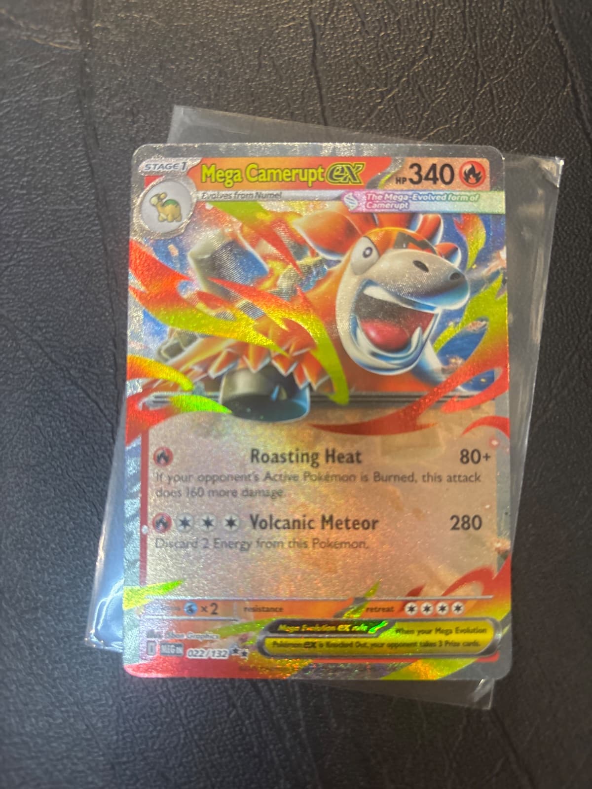 Mega Camerupt ex 022/132 - (MEG) Inglés — foto 1