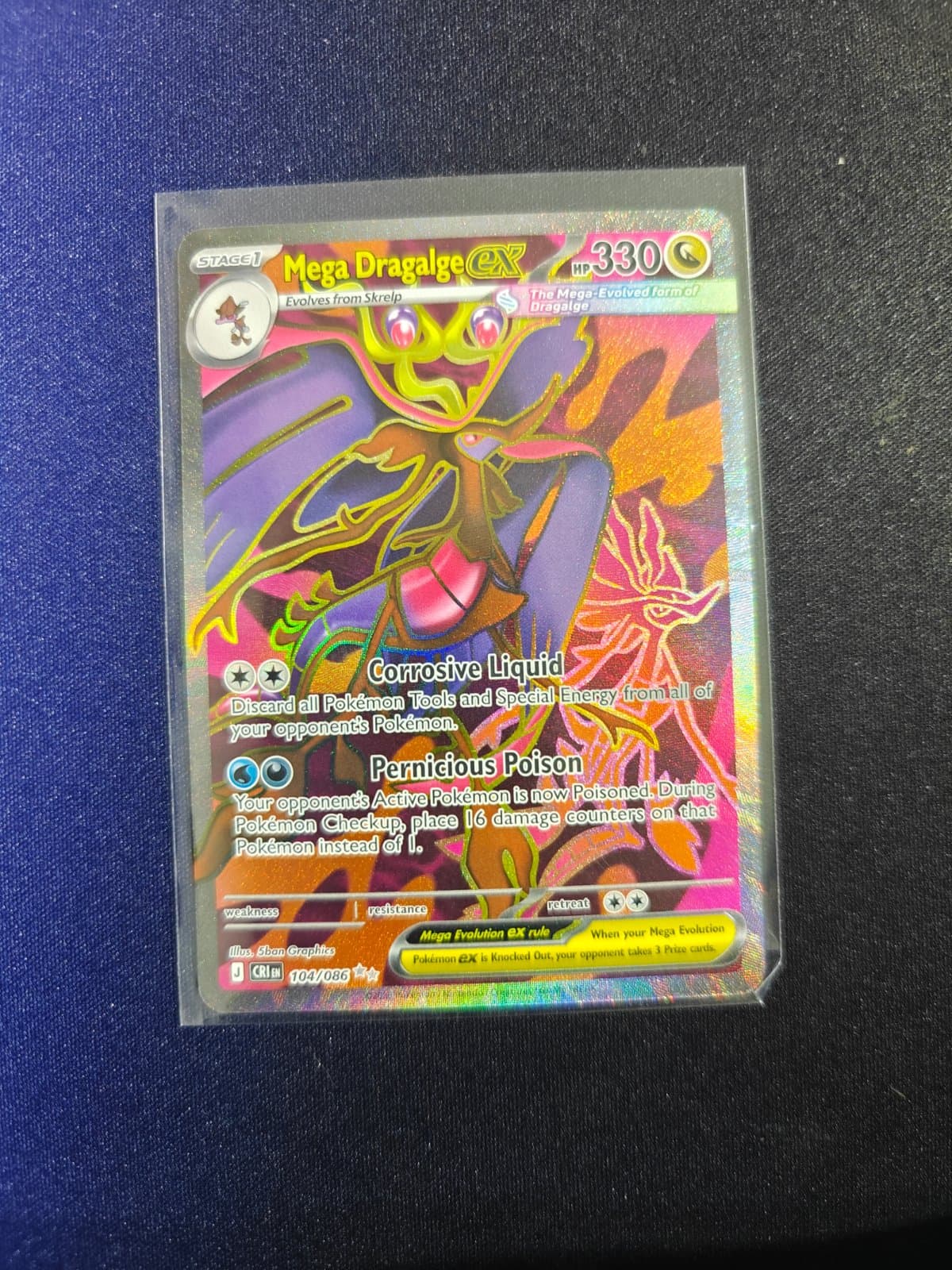 Mega Dragalge ex 104/086 - (CRI) Inglés Full Art